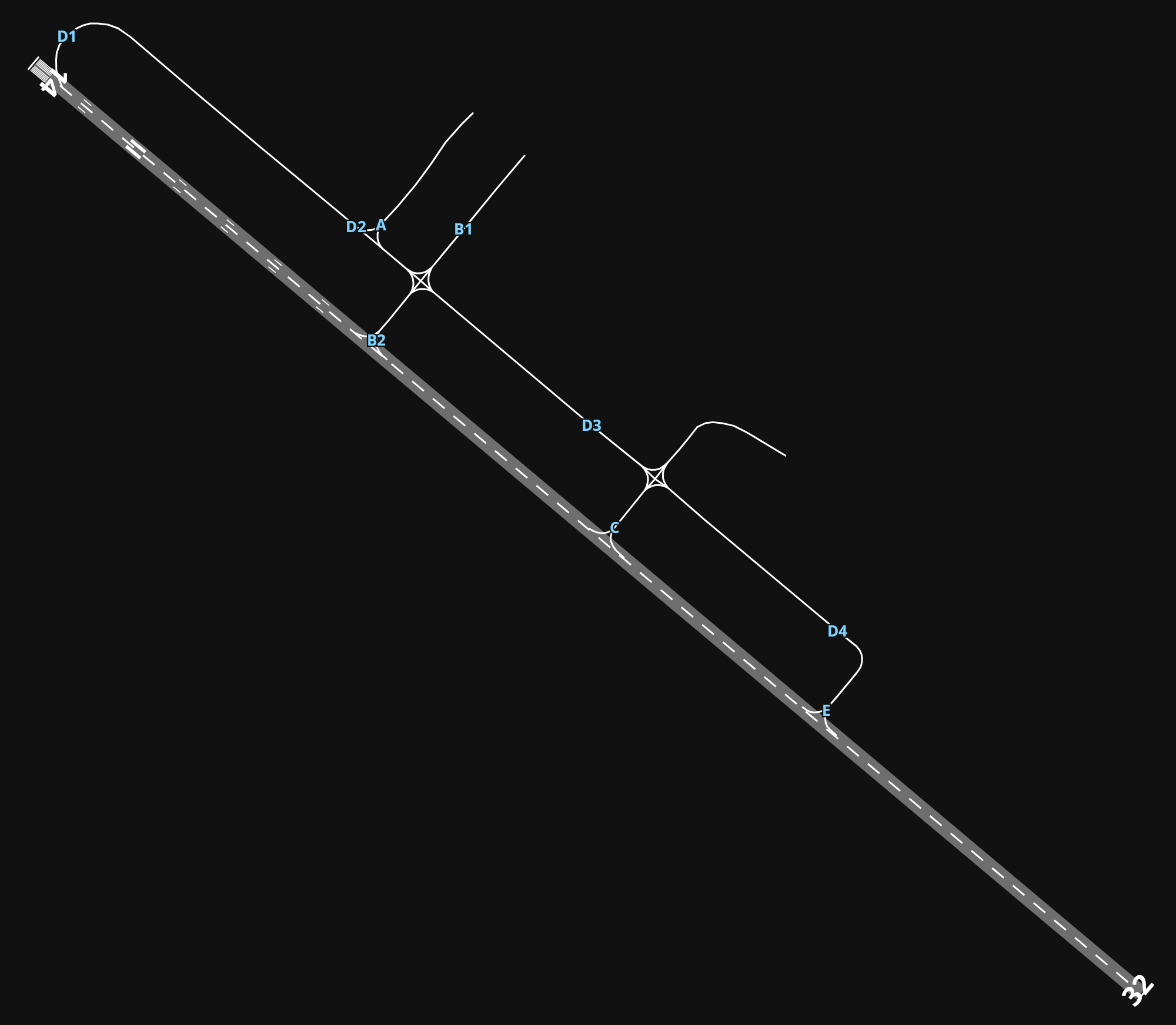 FWKI Lilongwe International Airport airport diagram — runways, taxiways and parking stands