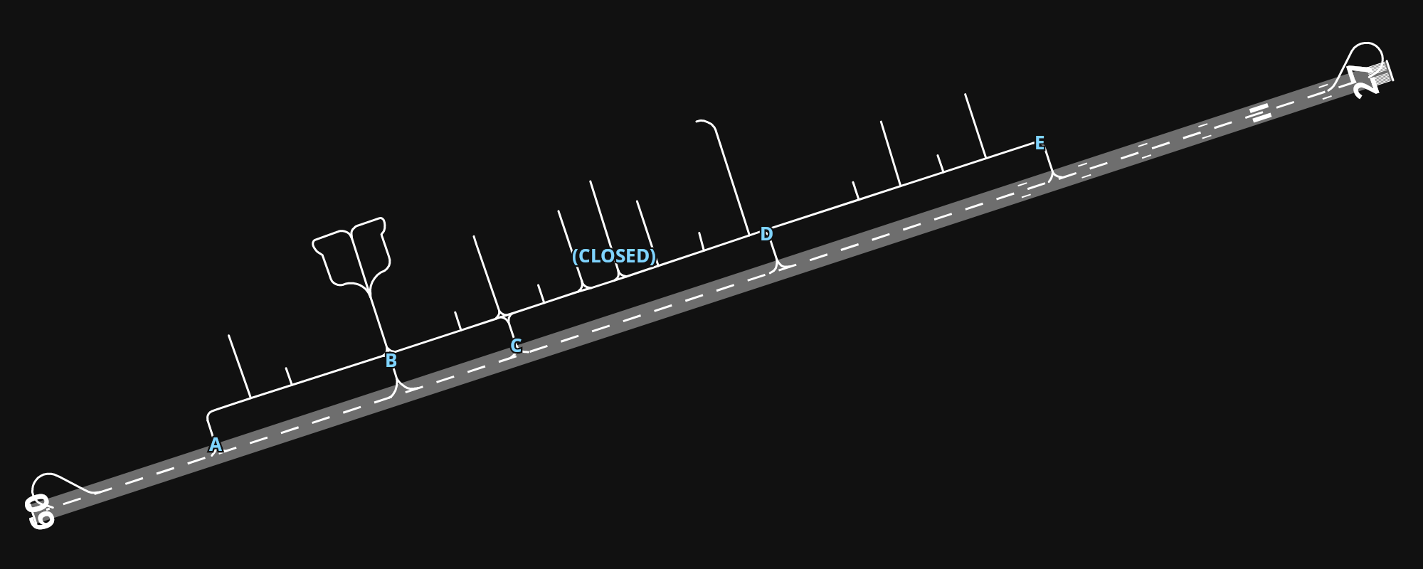 FYWB Walvis Bay Airport airport diagram — runways, taxiways and parking stands