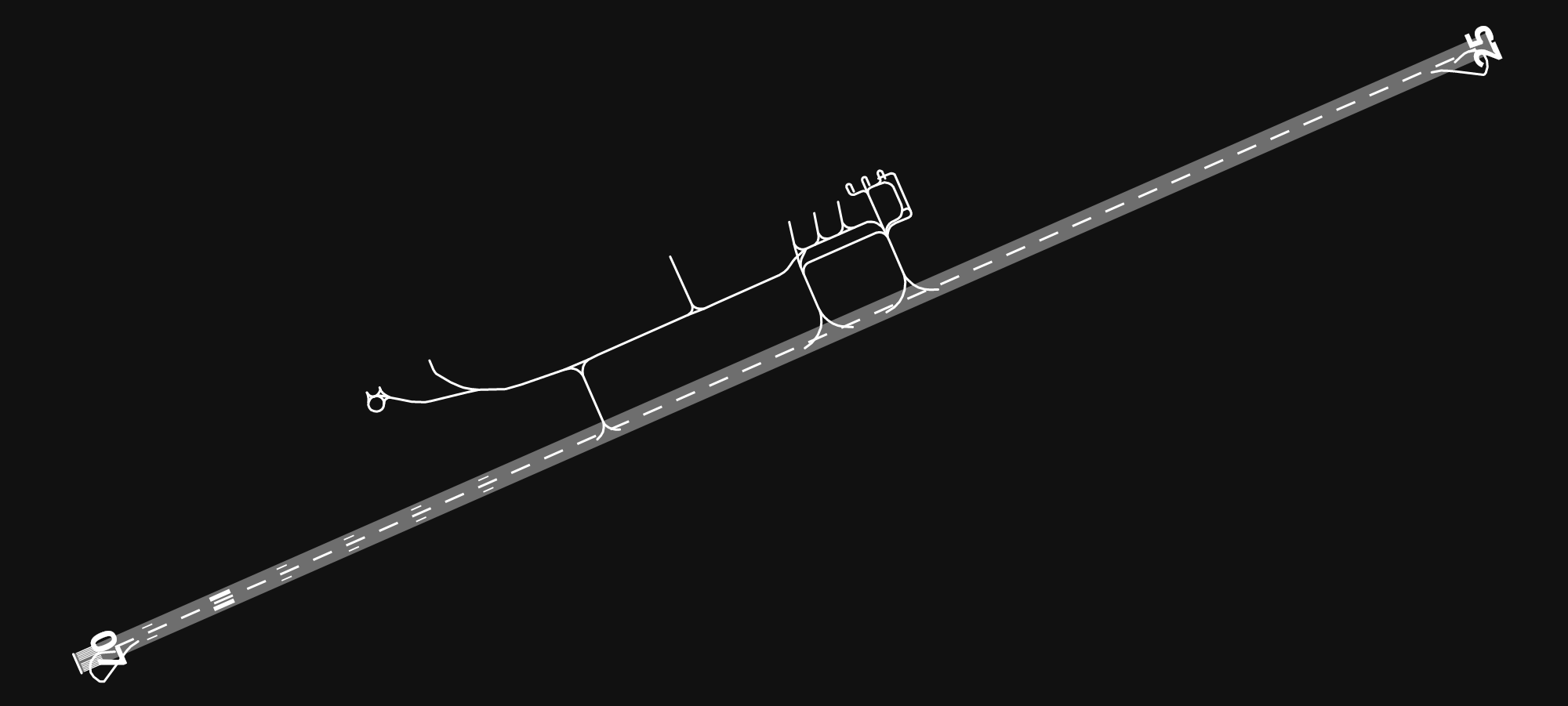 FZQA Lubumbashi International Airport airport diagram — runways, taxiways and parking stands