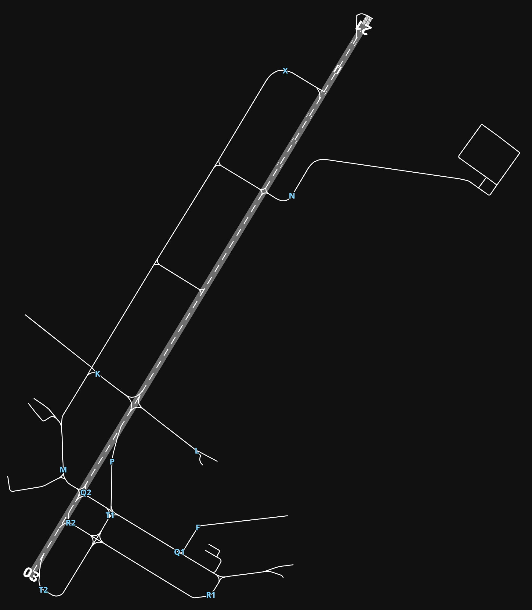 GMME Rabat-Salé Airport airport diagram — runways, taxiways and parking stands