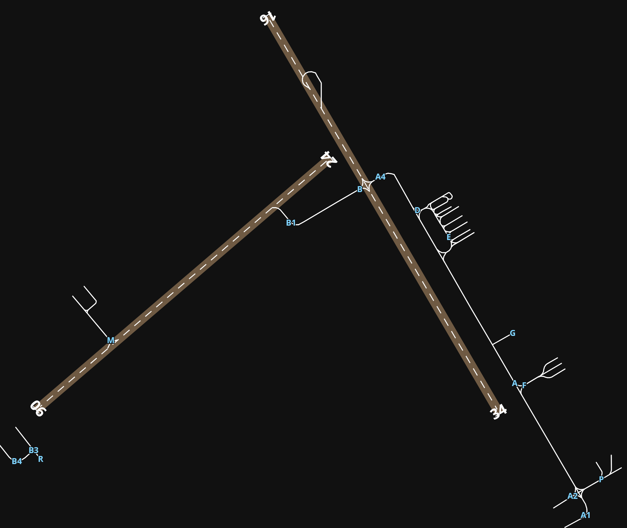 GQNO Nouakchott–Oumtounsy International Airport airport diagram — runways, taxiways and parking stands