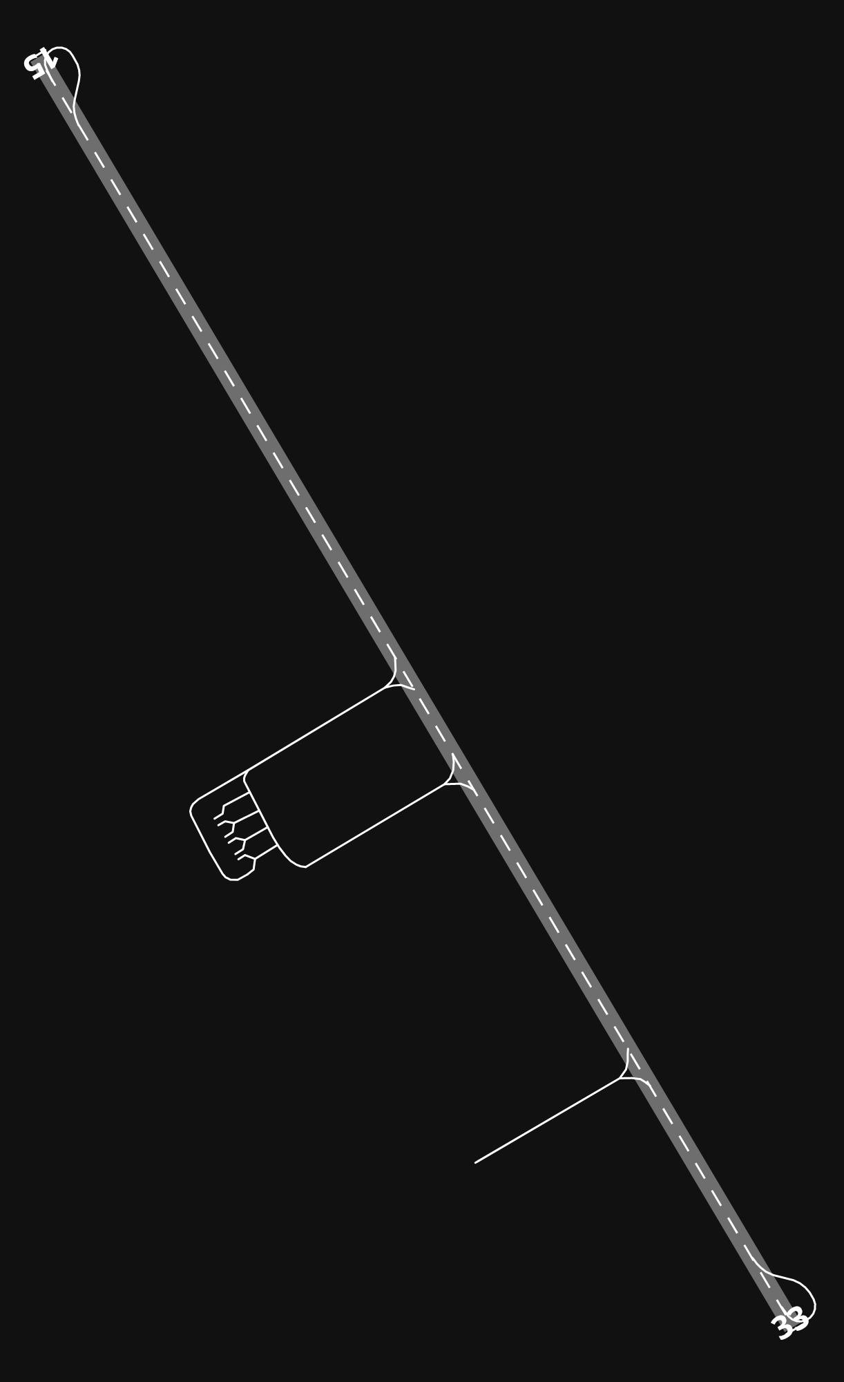HESG Suhaj Mubarak International Airport airport diagram — runways, taxiways and parking stands