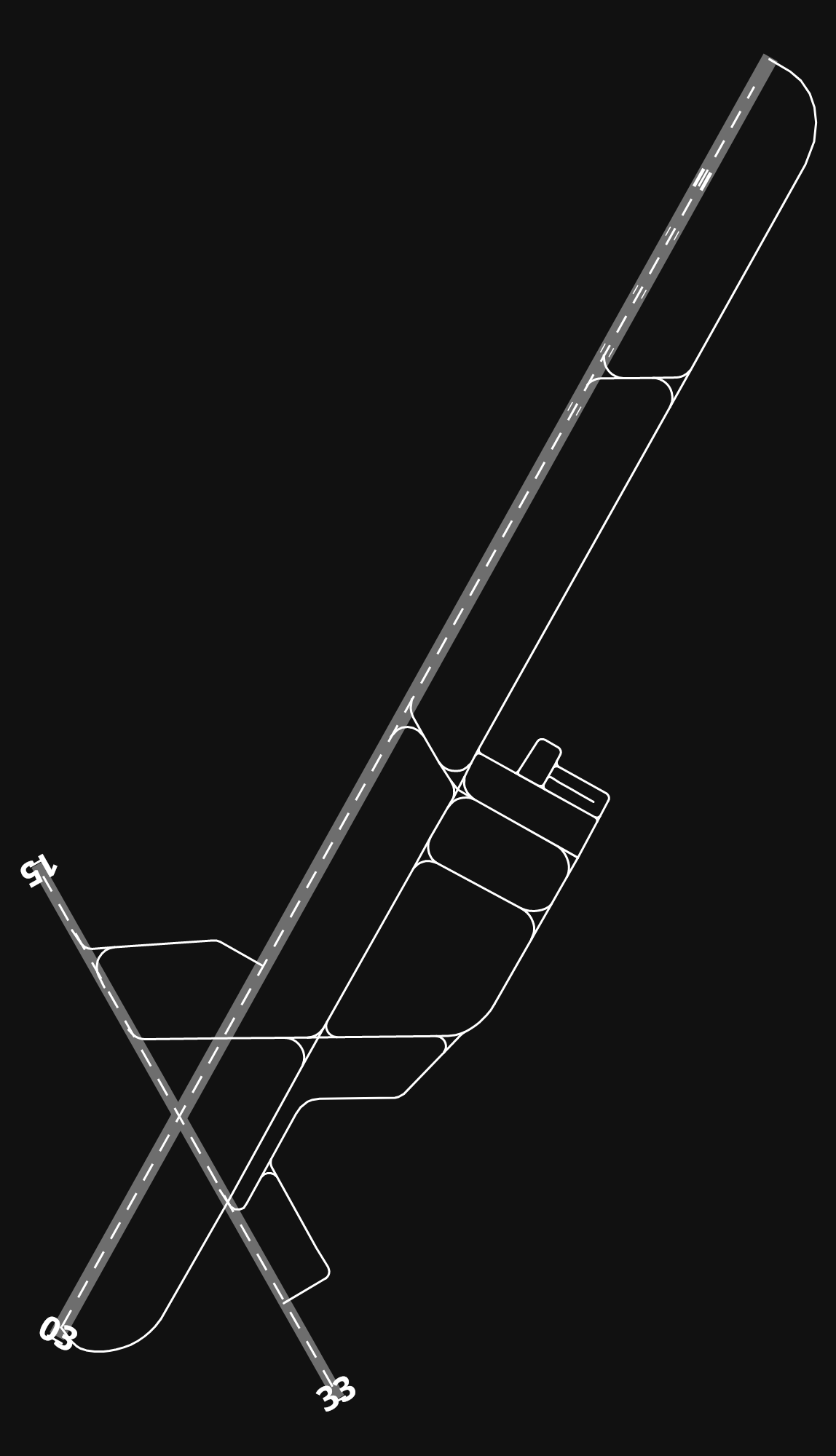HKMO Moi International Airport airport diagram — runways, taxiways and parking stands