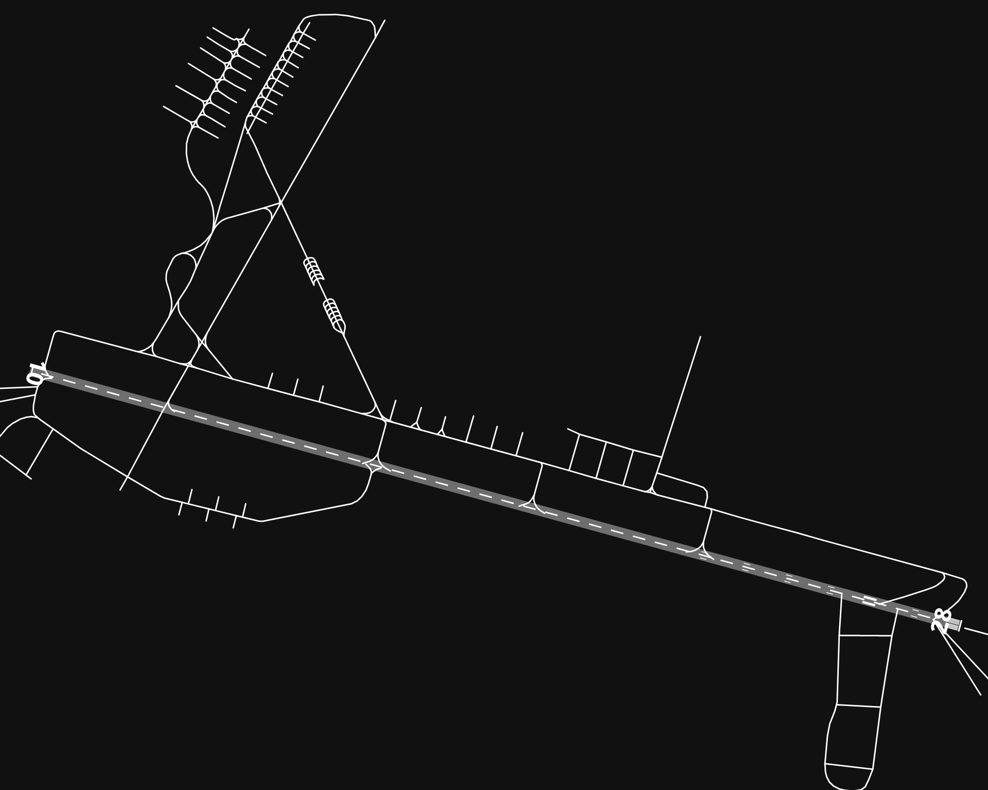 HLLM Mitiga International Airport airport diagram — runways, taxiways and parking stands
