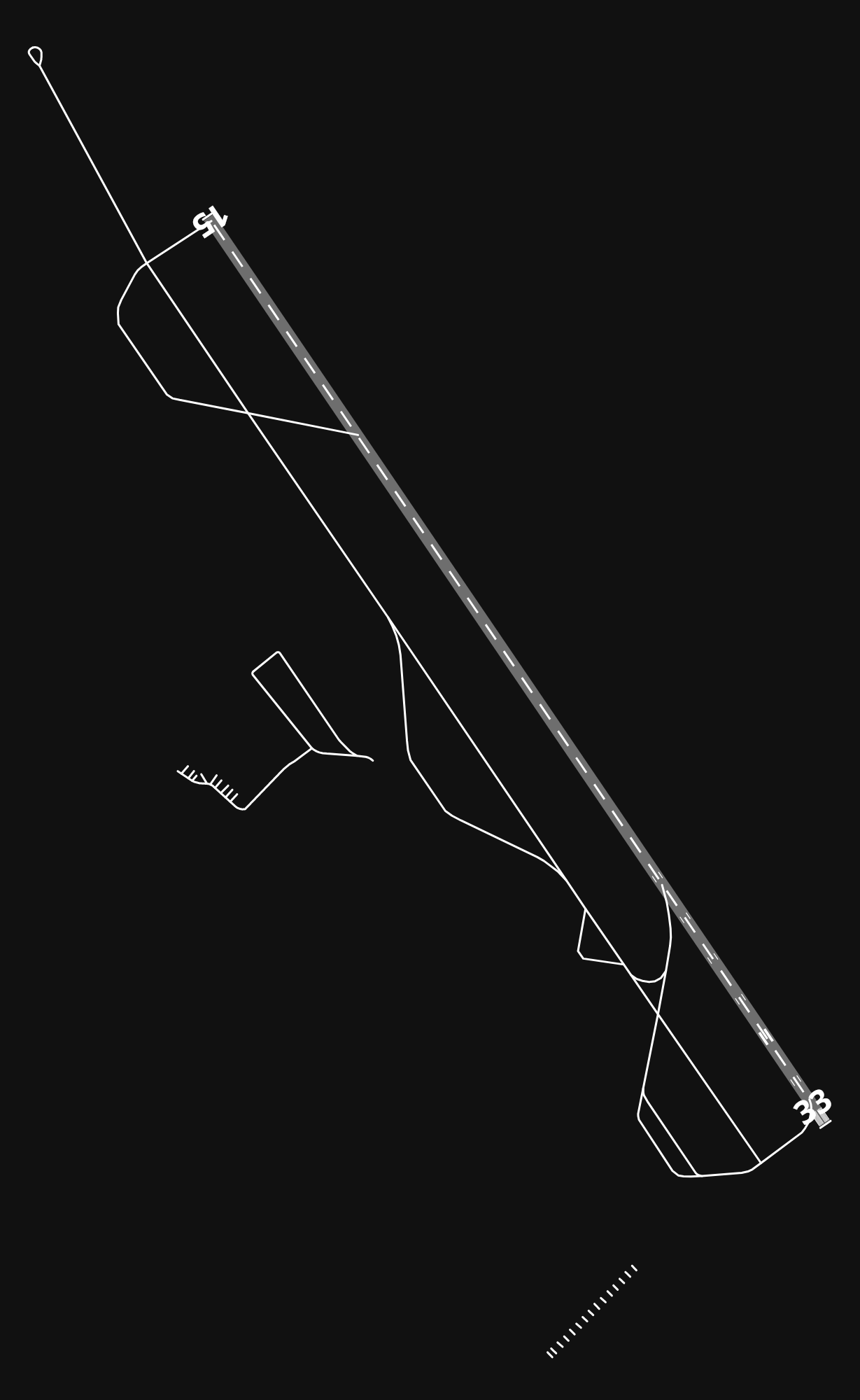 HLMS Misrata airport diagram — runways, taxiways and parking stands