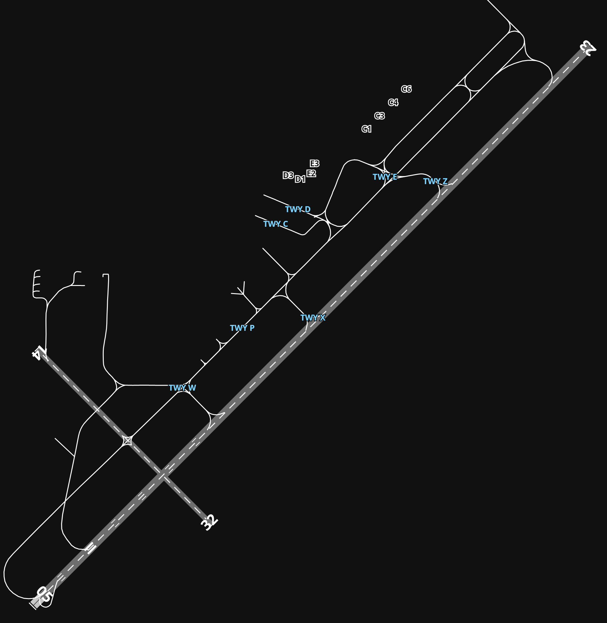 HTDA Julius Nyerere International Airport airport diagram — runways, taxiways and parking stands