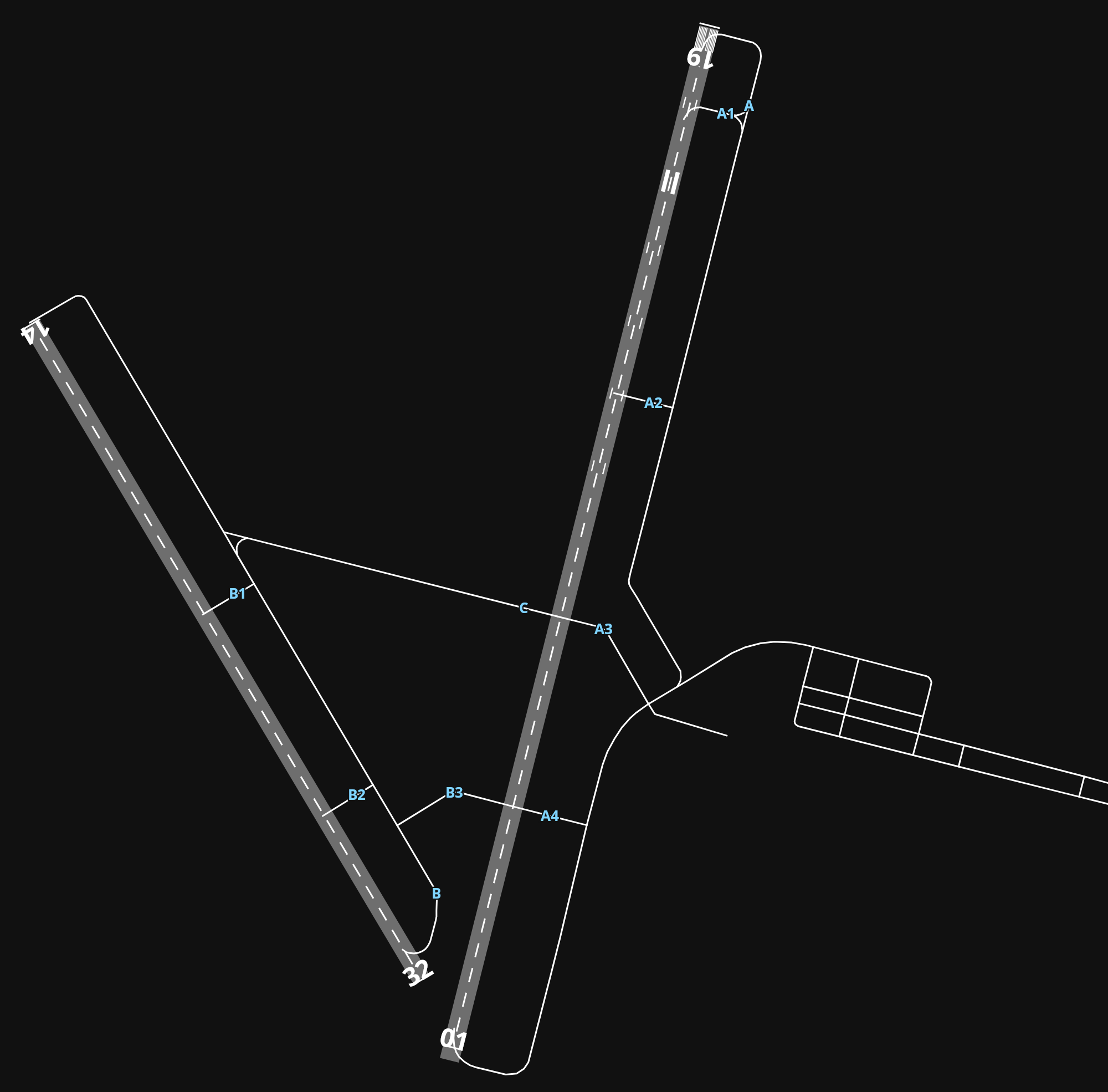 KACT Waco Regional Airport airport diagram — runways, taxiways and parking stands