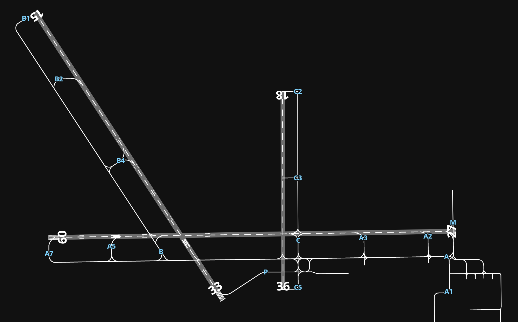 KARR Aurora Municipal Airport airport diagram — runways, taxiways and parking stands