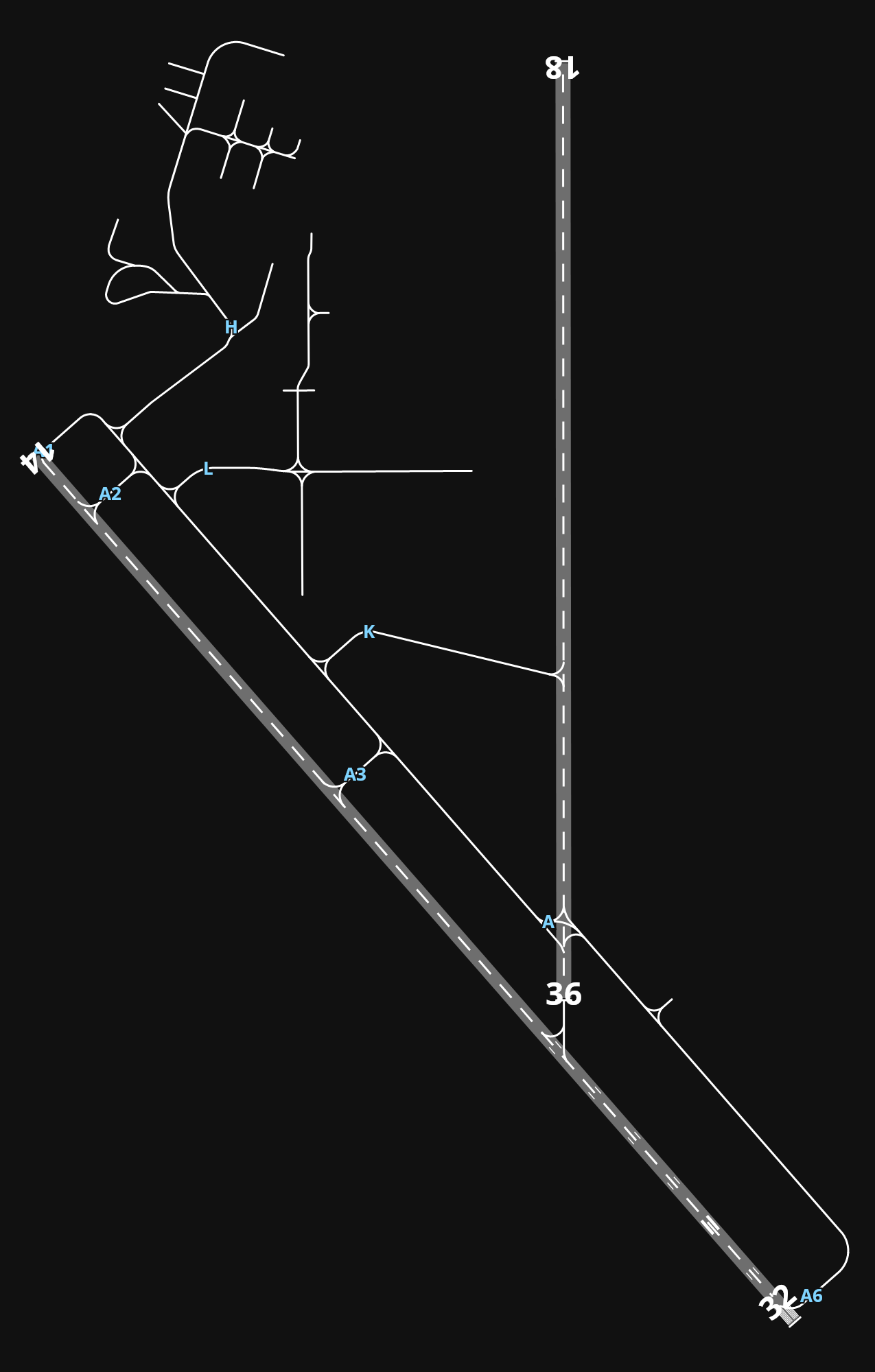 KBFM Mobile Downtown Airport airport diagram — runways, taxiways and parking stands