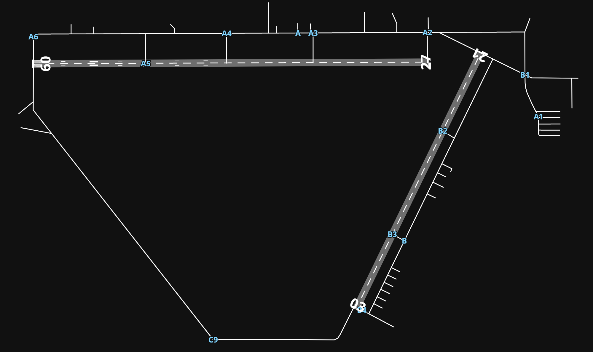 KBKV Brooksville-Tampa Bay Rgnl airport diagram — runways, taxiways and parking stands