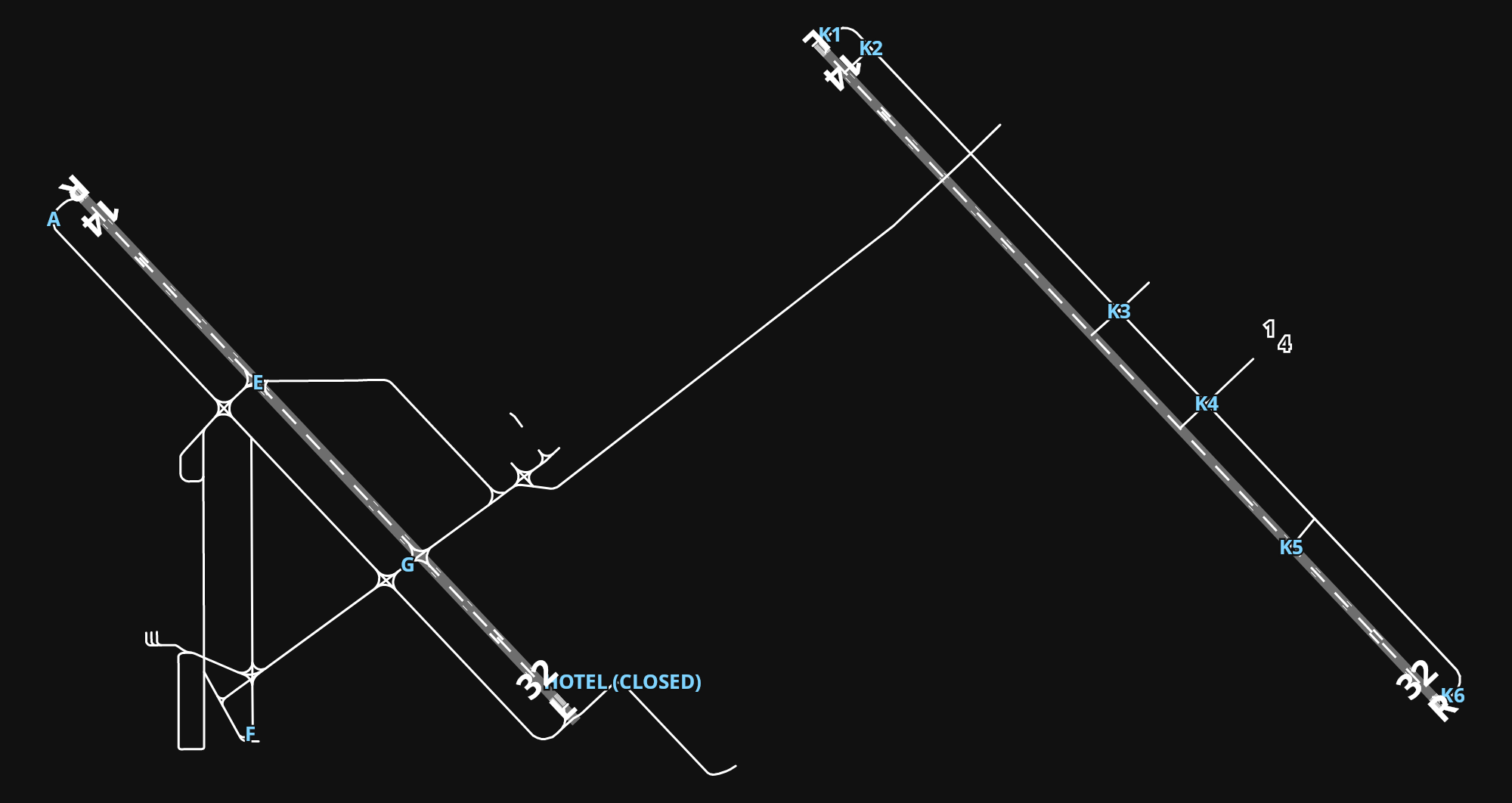 KBLV Scott AFB/Midamerica Airport airport diagram — runways, taxiways and parking stands