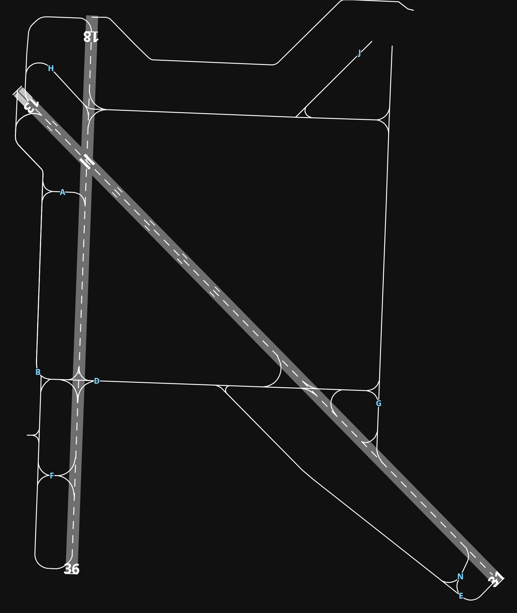 KBRO Brownsville South Padre Island International Airport airport diagram — runways, taxiways and parking stands