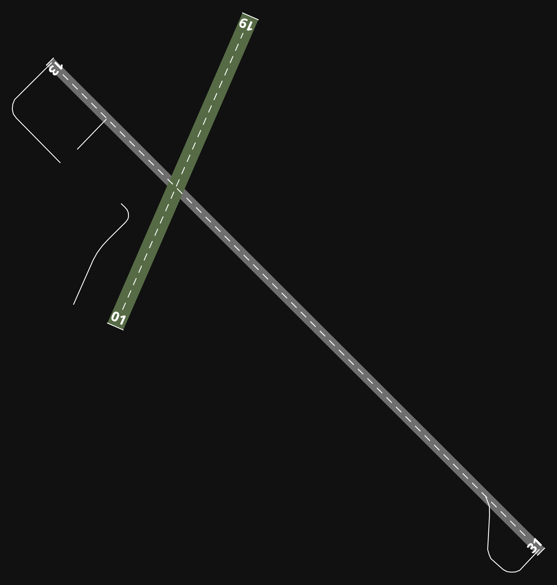 KBTN Britton Municipal Airport airport diagram — runways, taxiways and parking stands