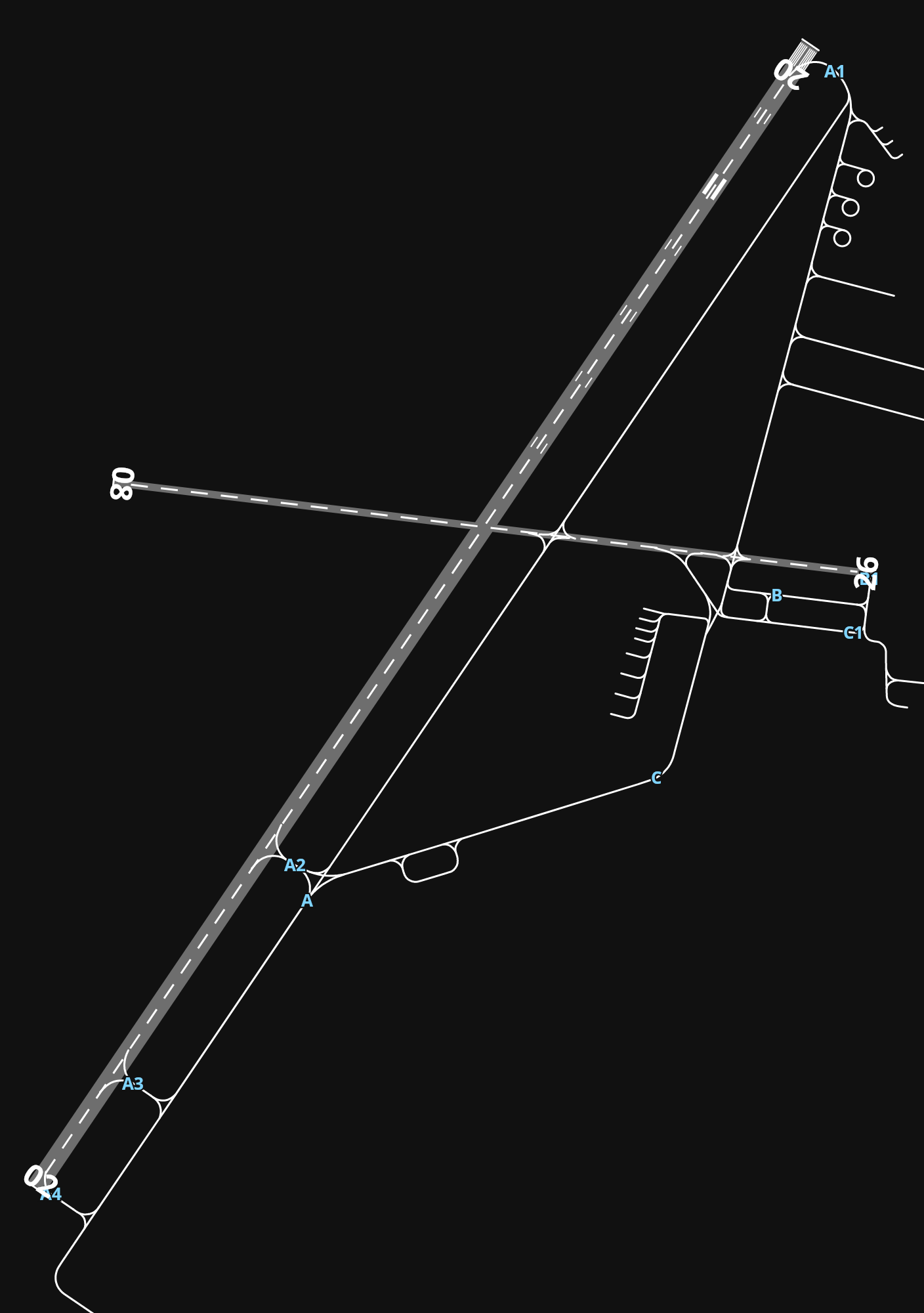 KCDC Cedar City Regional Airport airport diagram — runways, taxiways and parking stands