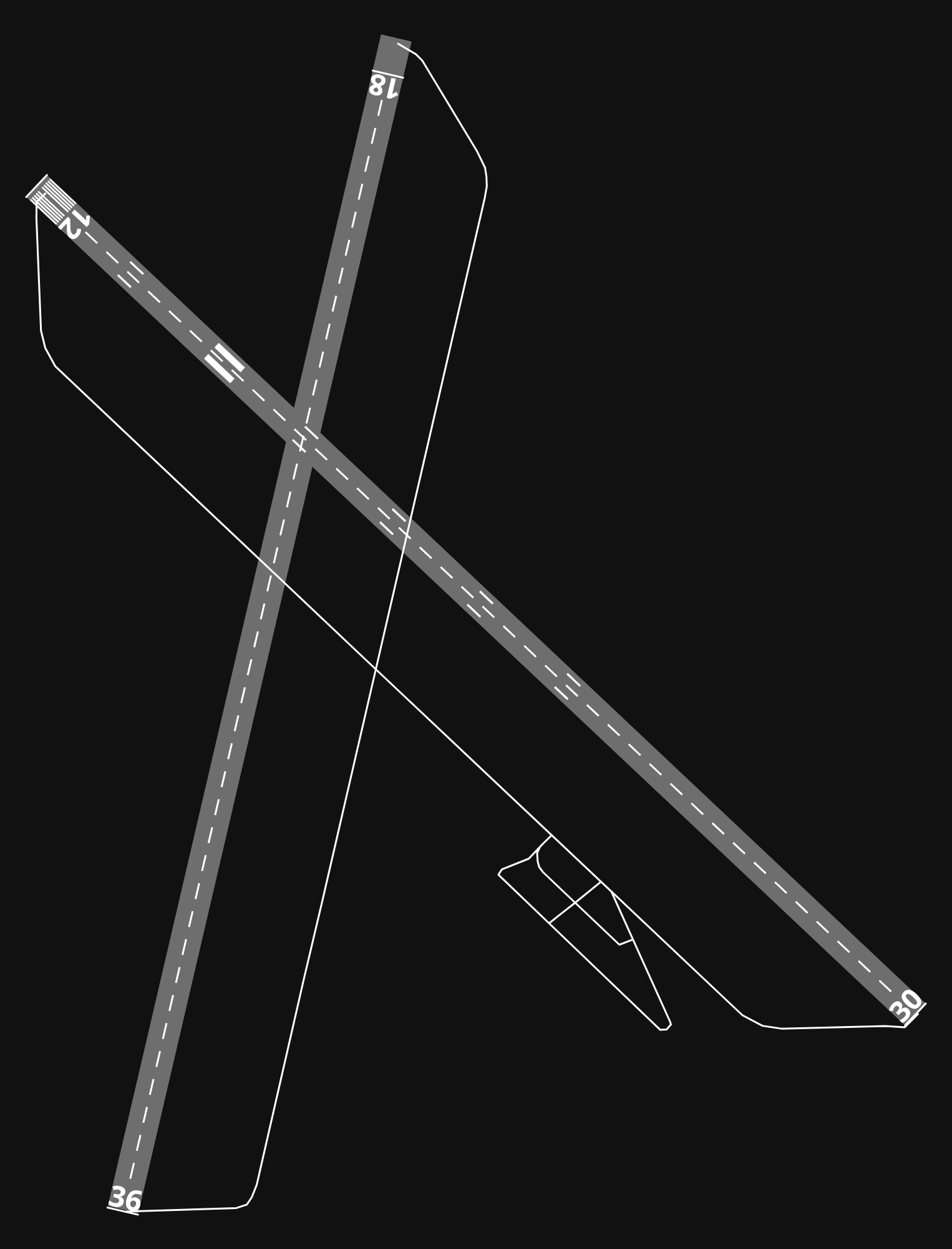 KCEC Jack Mc Namara Field Airport airport diagram — runways, taxiways and parking stands