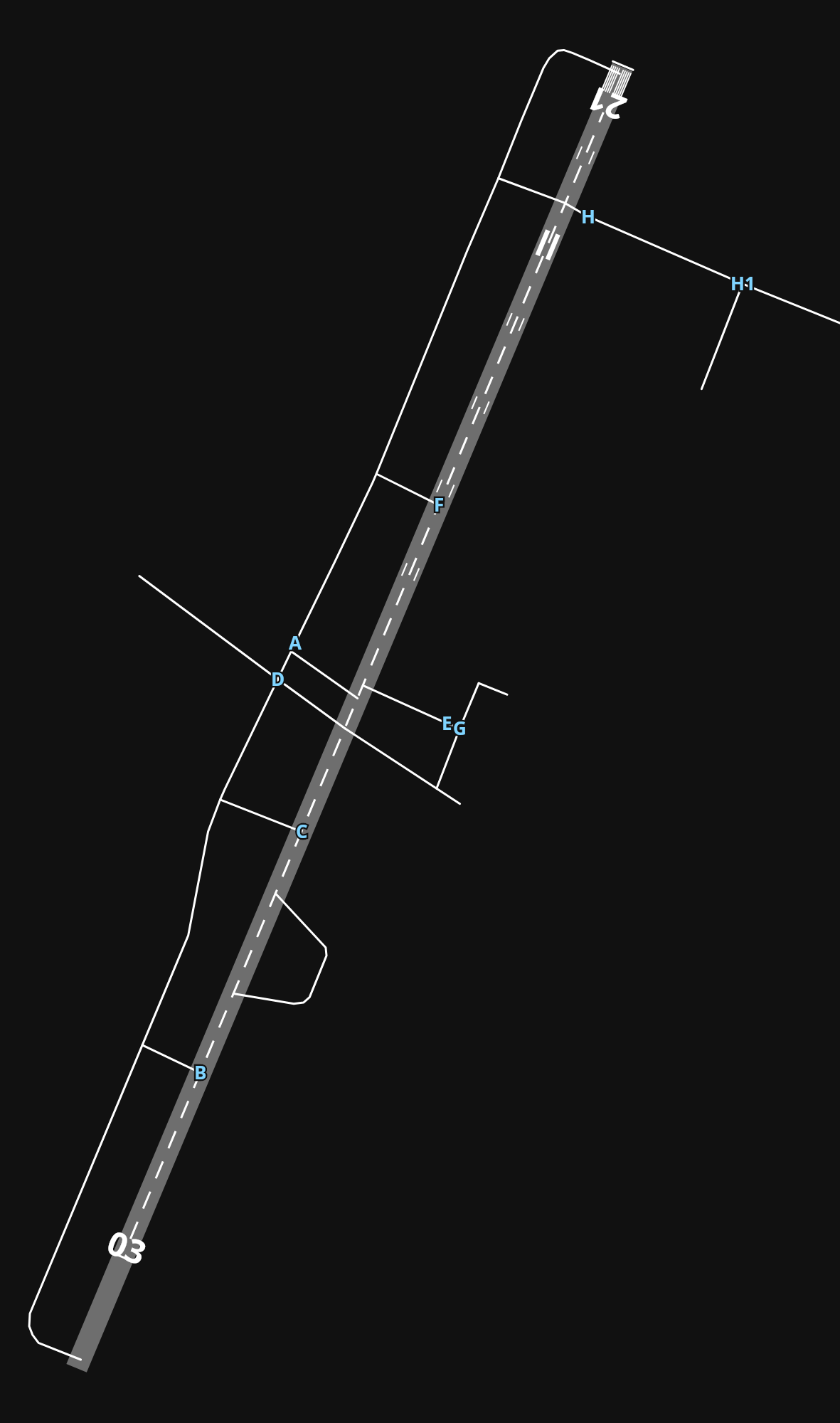 KCKB North Central West Virginia Airport airport diagram — runways, taxiways and parking stands
