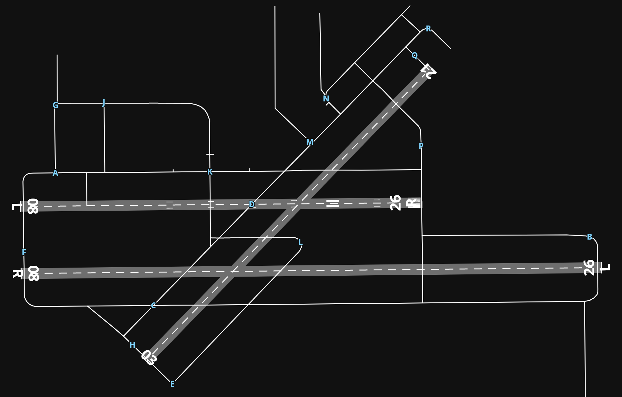 KCNO Chino Airport airport diagram — runways, taxiways and parking stands