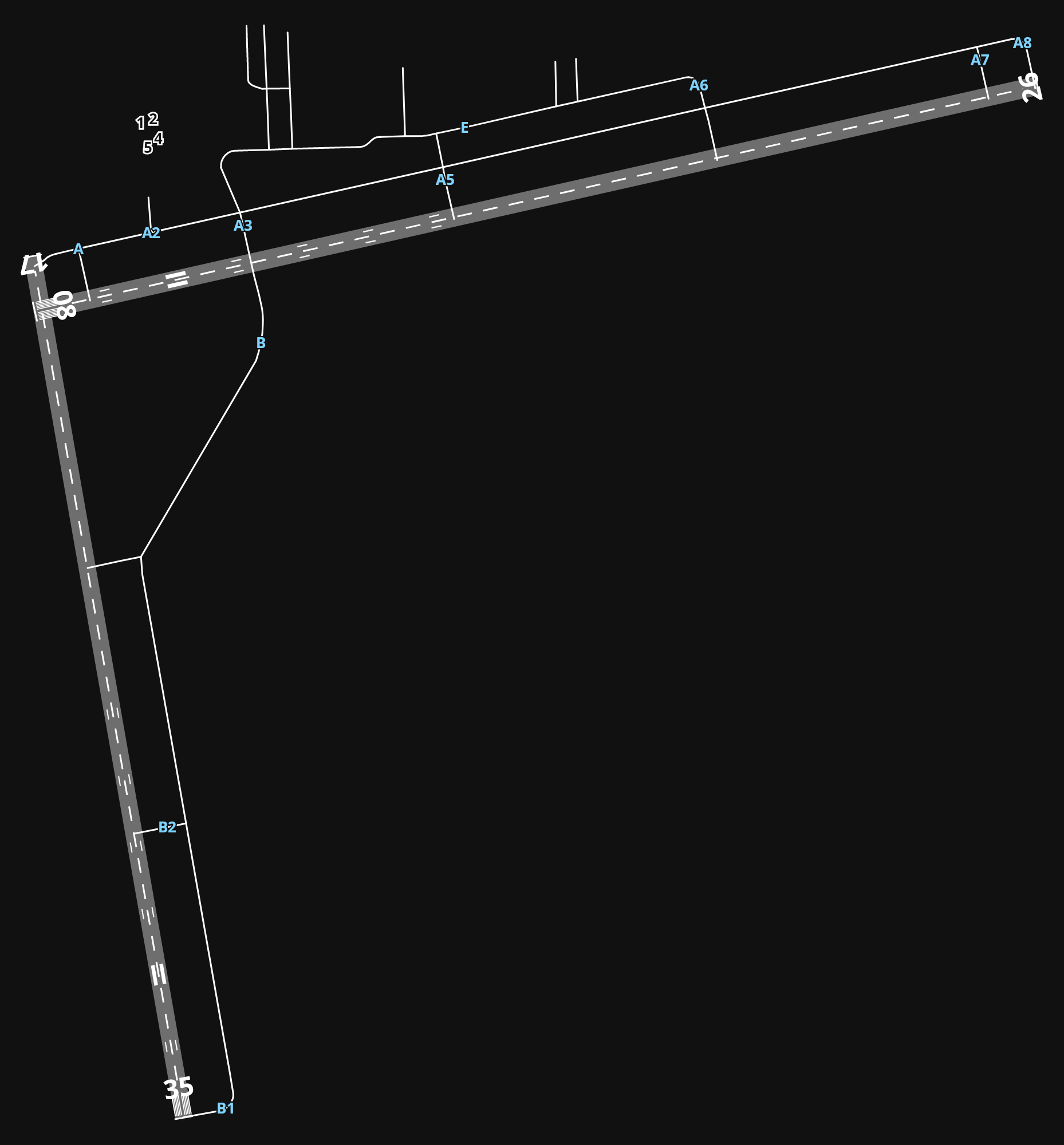 KCWA Central Wisconsin Airport airport diagram — runways, taxiways and parking stands