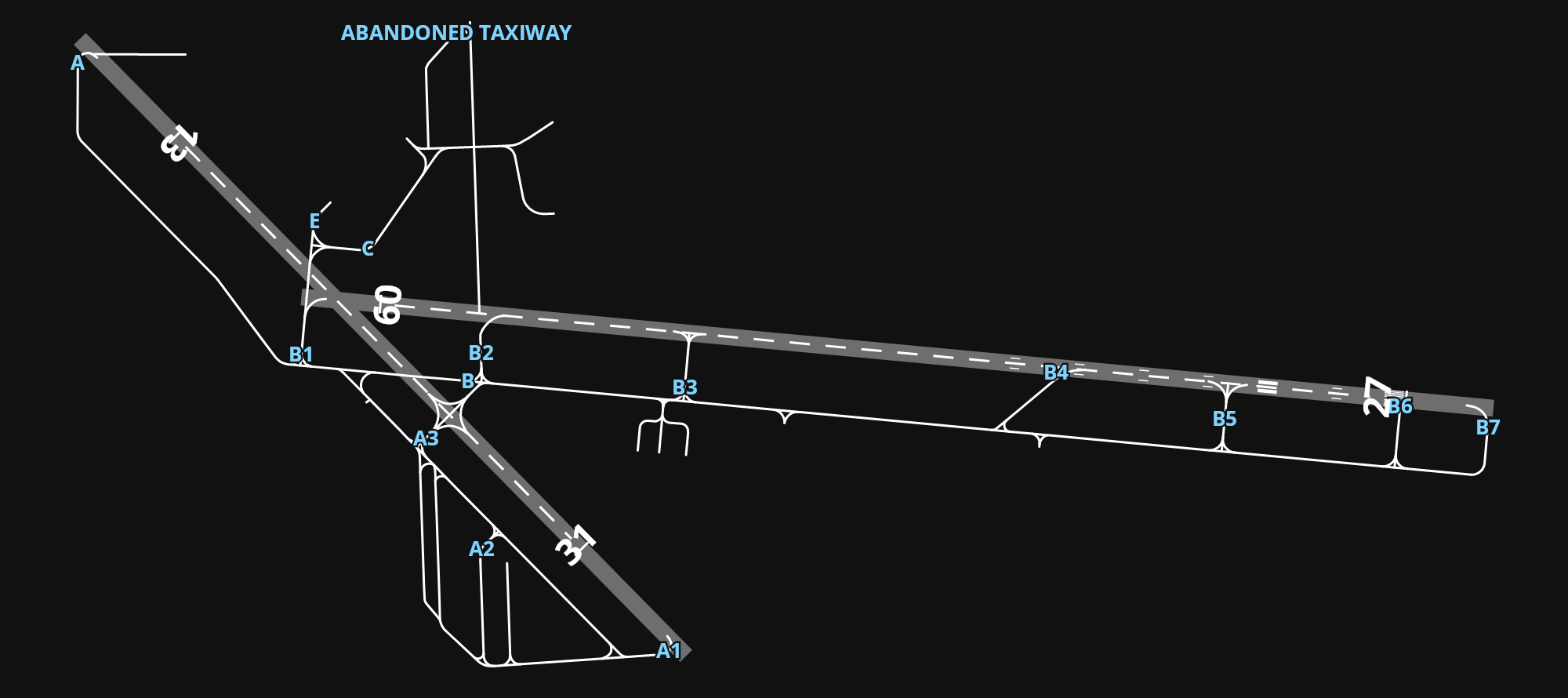 KCYS Cheyenne Regional Jerry Olson Field airport diagram — runways, taxiways and parking stands