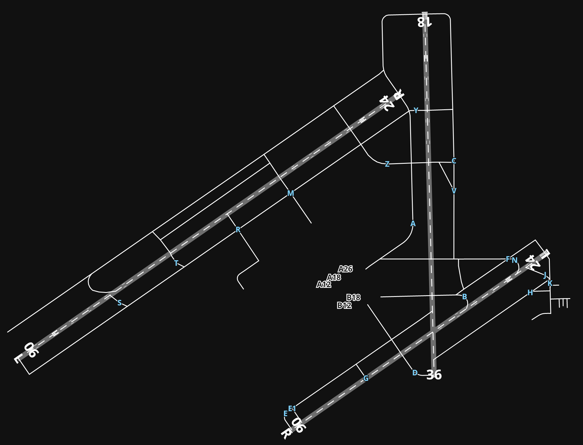 KDAY James M Cox Dayton International Airport airport diagram — runways, taxiways and parking stands