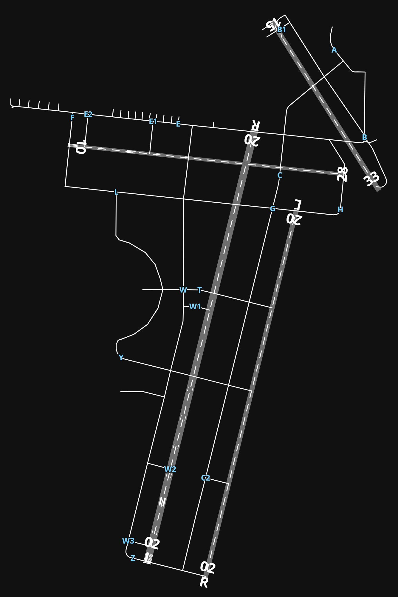 KDPA Dupage Airport airport diagram — runways, taxiways and parking stands