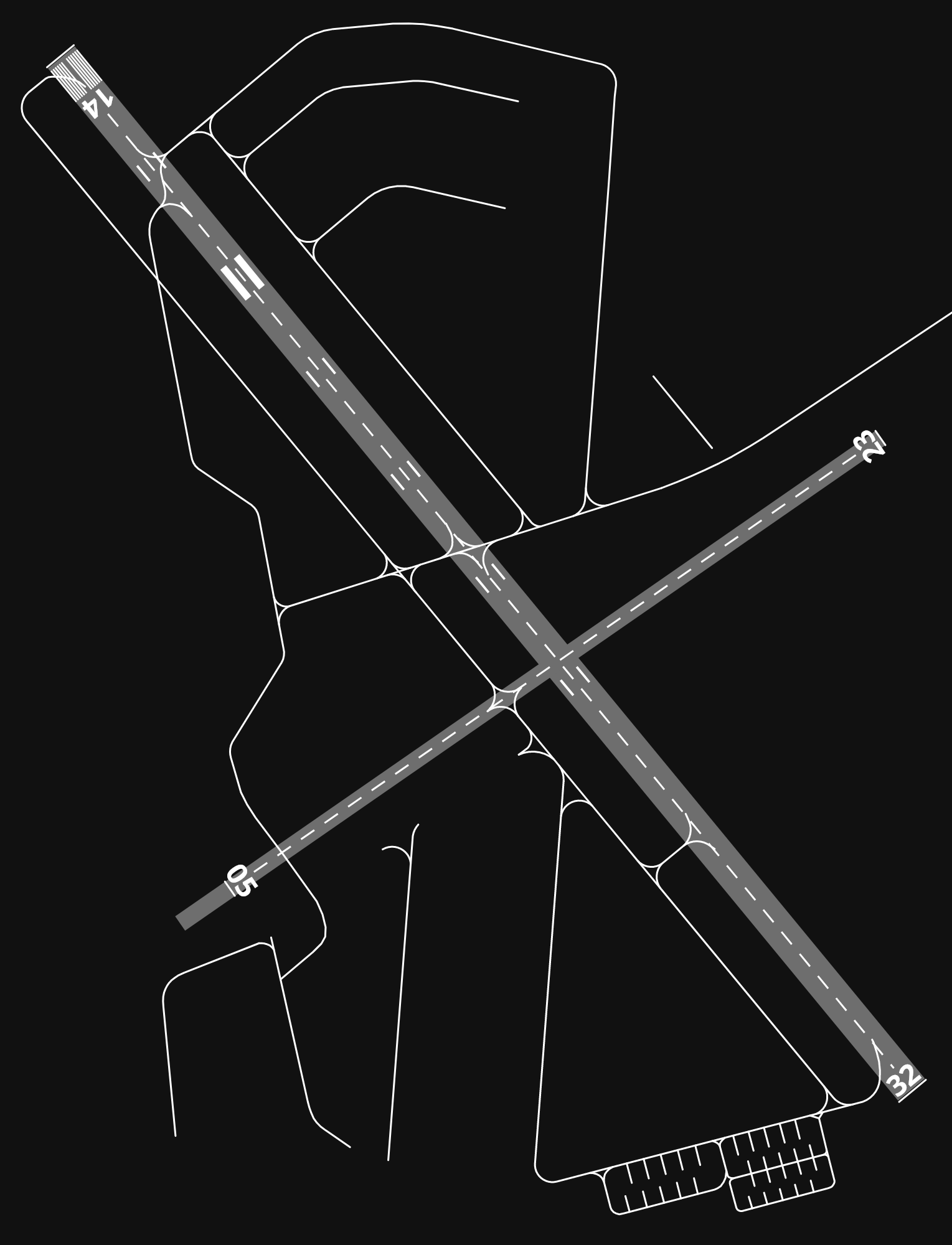 KDTN Shreveport Downtown Airport airport diagram — runways, taxiways and parking stands