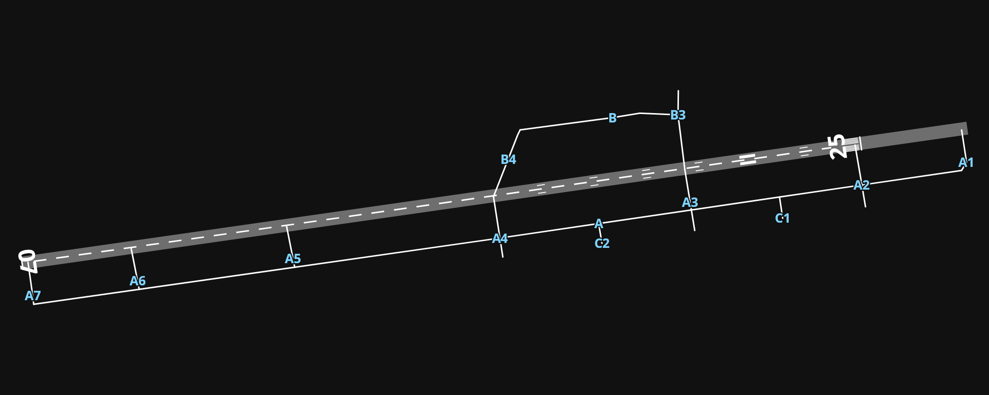 KEGE Eagle County Regional Airport airport diagram — runways, taxiways and parking stands