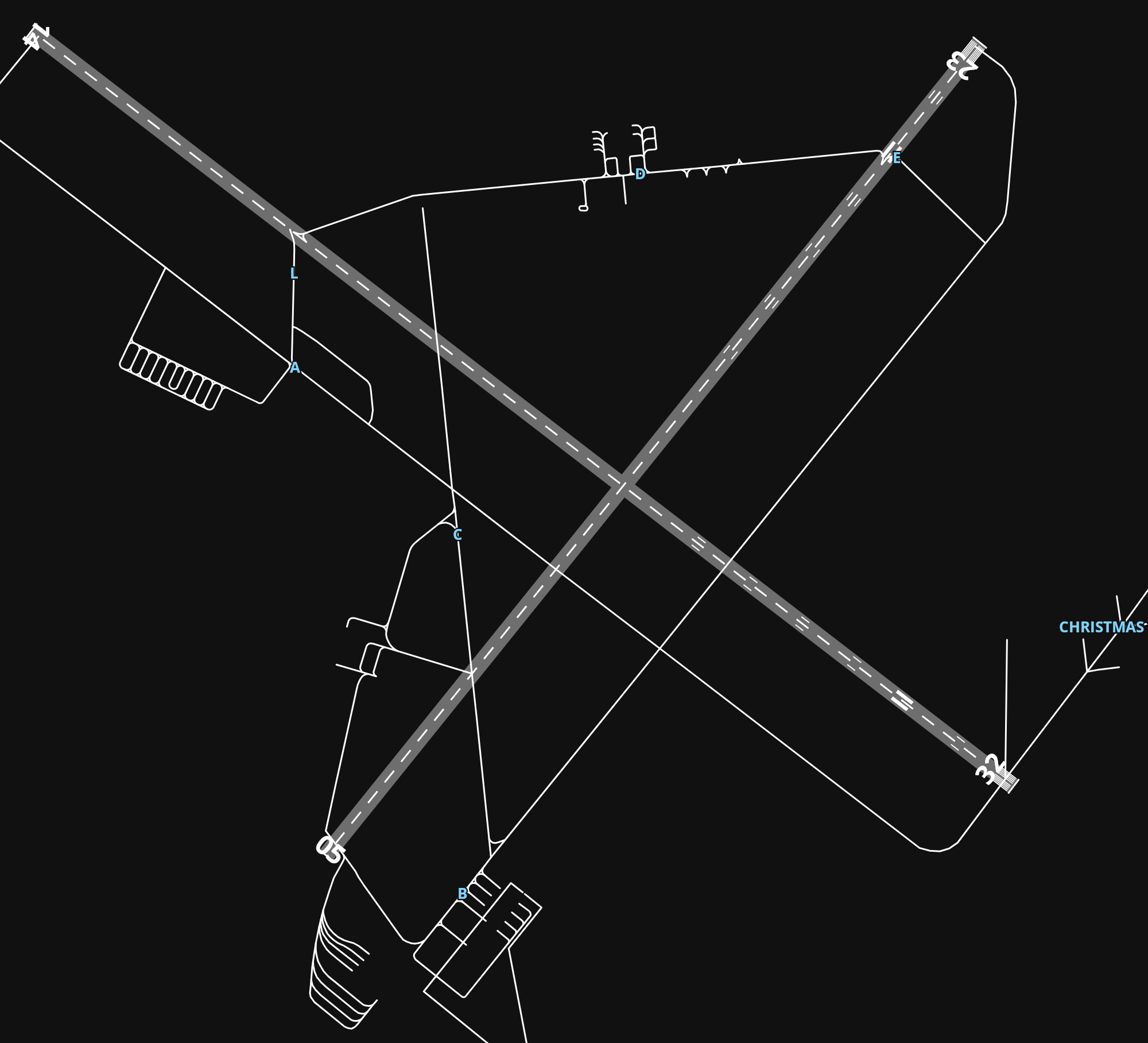 KFMH Cape Cod Coast Guard Air Station airport diagram — runways, taxiways and parking stands