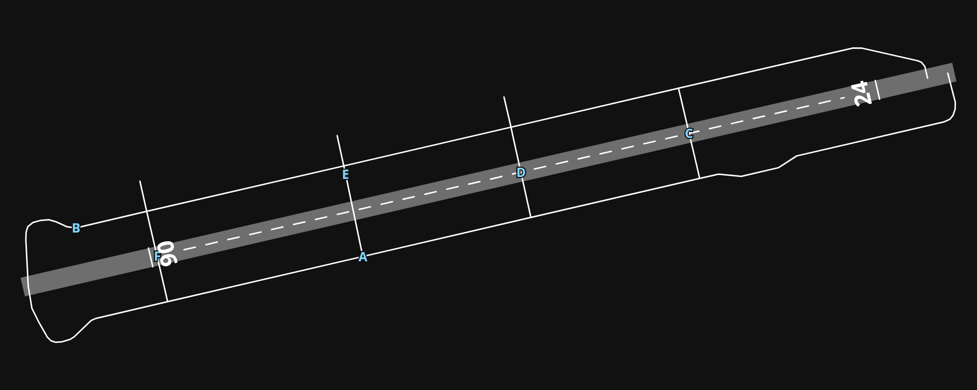 KFUL Fullerton Municipal Airport airport diagram — runways, taxiways and parking stands