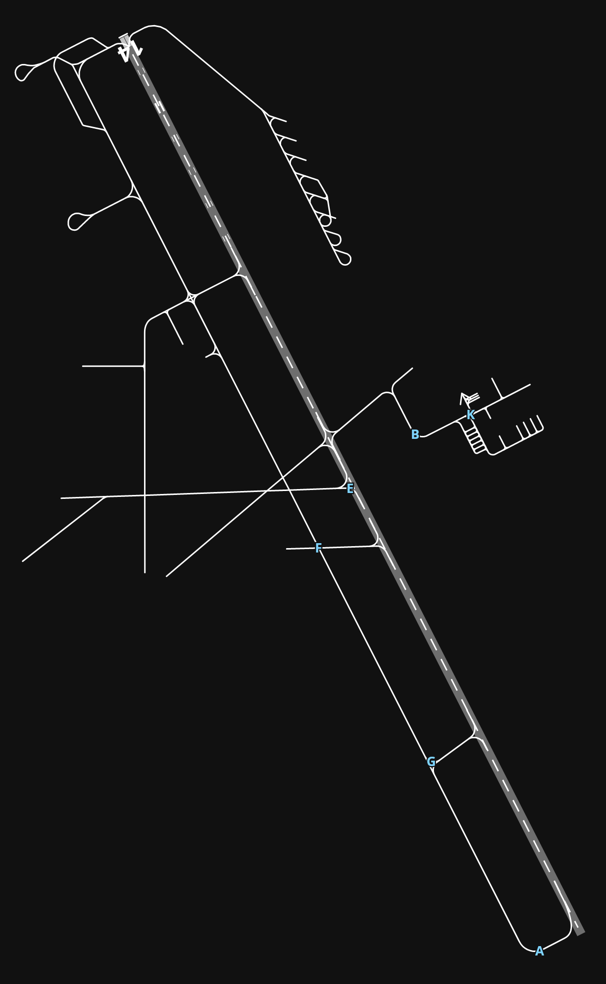 KHIF Hill Afb airport diagram — runways, taxiways and parking stands