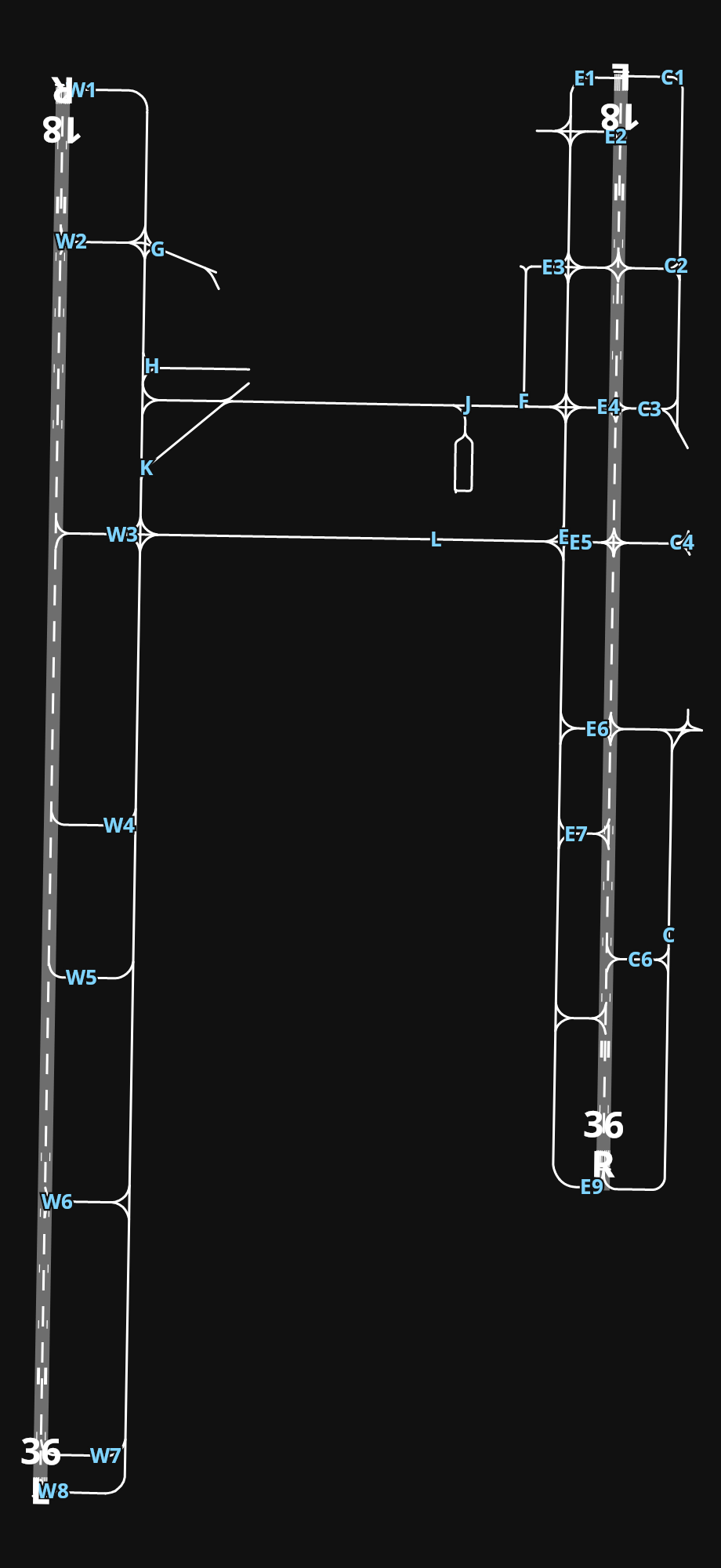 KHSV Huntsville International Carl T Jones Field airport diagram — runways, taxiways and parking stands