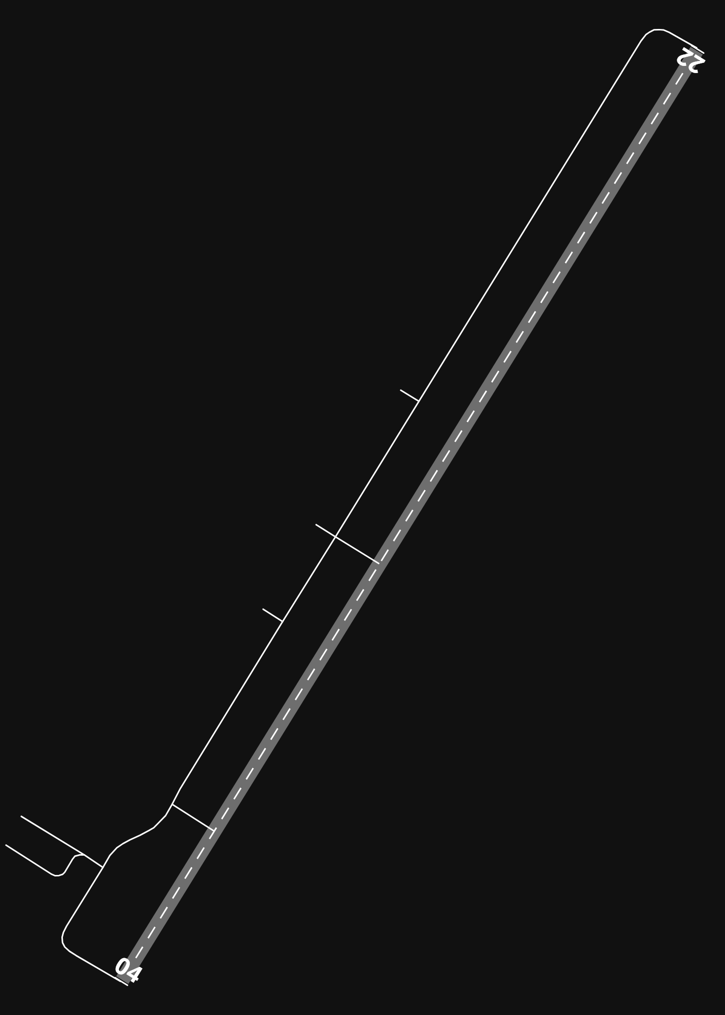 KHYW Conway Horry County Airport airport diagram — runways, taxiways and parking stands