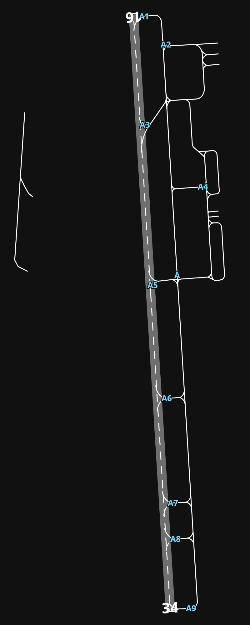 KIFP Laughlin Bullhead International Airport airport diagram — runways, taxiways and parking stands