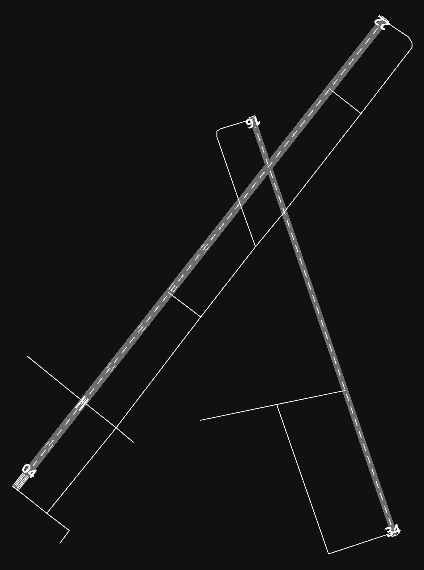 KIKK Greater Kankakee Airport airport diagram — runways, taxiways and parking stands