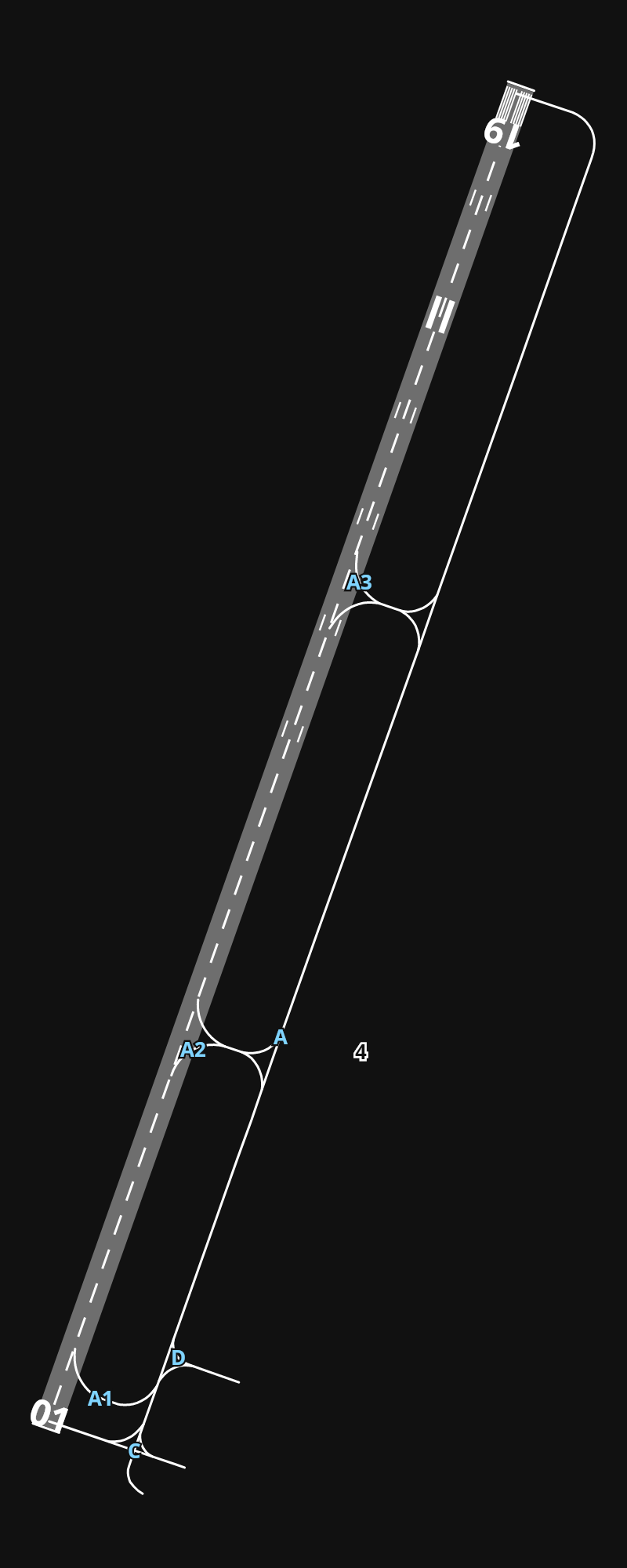KJAC Jackson Hole Airport airport diagram — runways, taxiways and parking stands