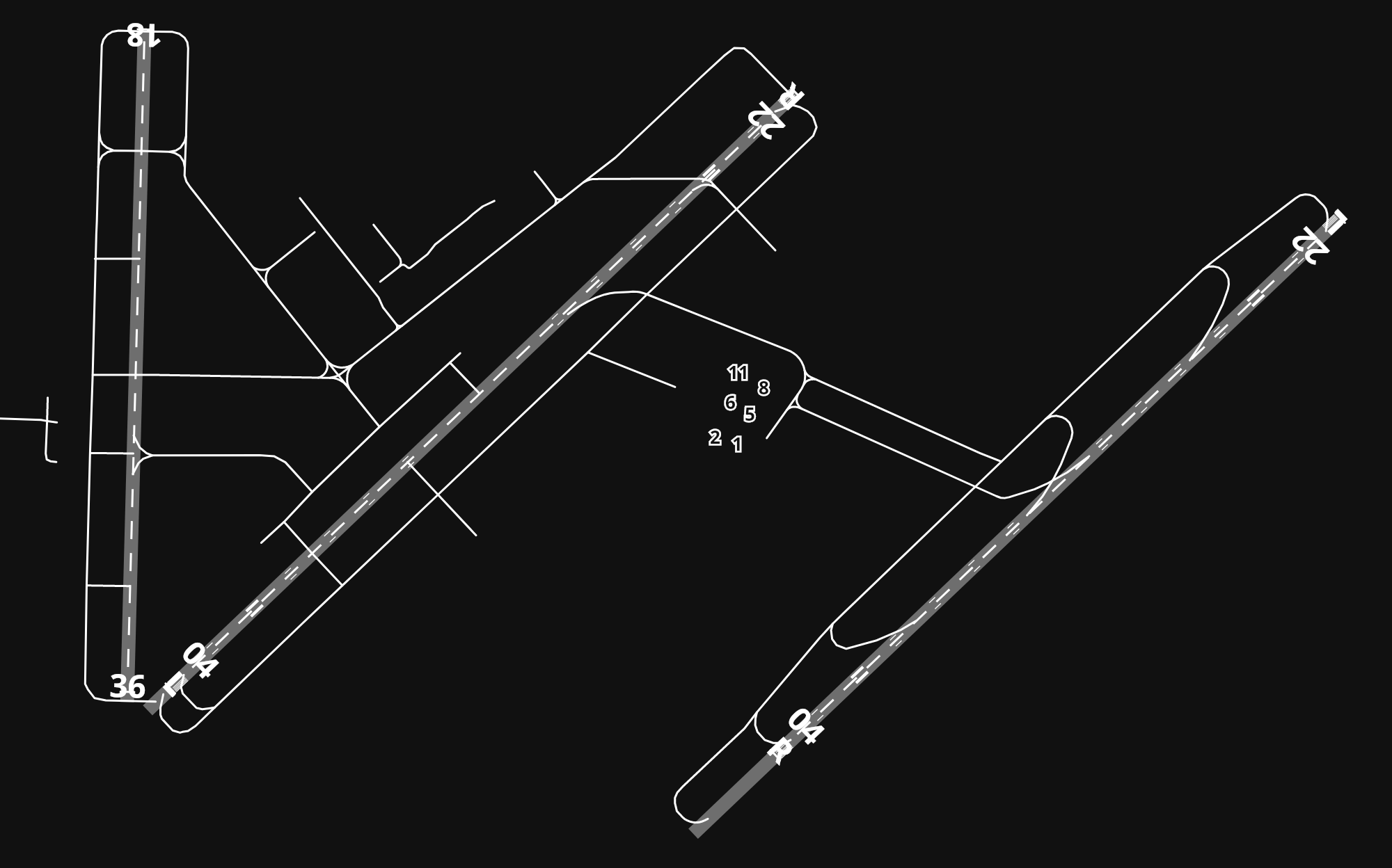 KLIT Bill & Hillary Clinton National Airport/Adams Field airport diagram — runways, taxiways and parking stands