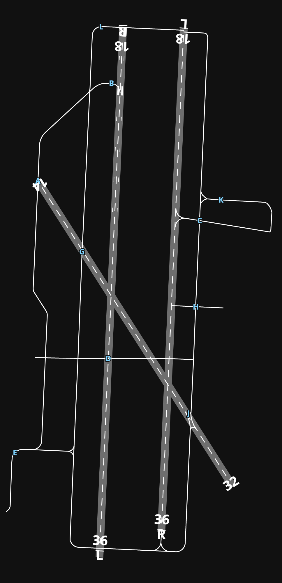 KLRD Laredo International Airport airport diagram — runways, taxiways and parking stands