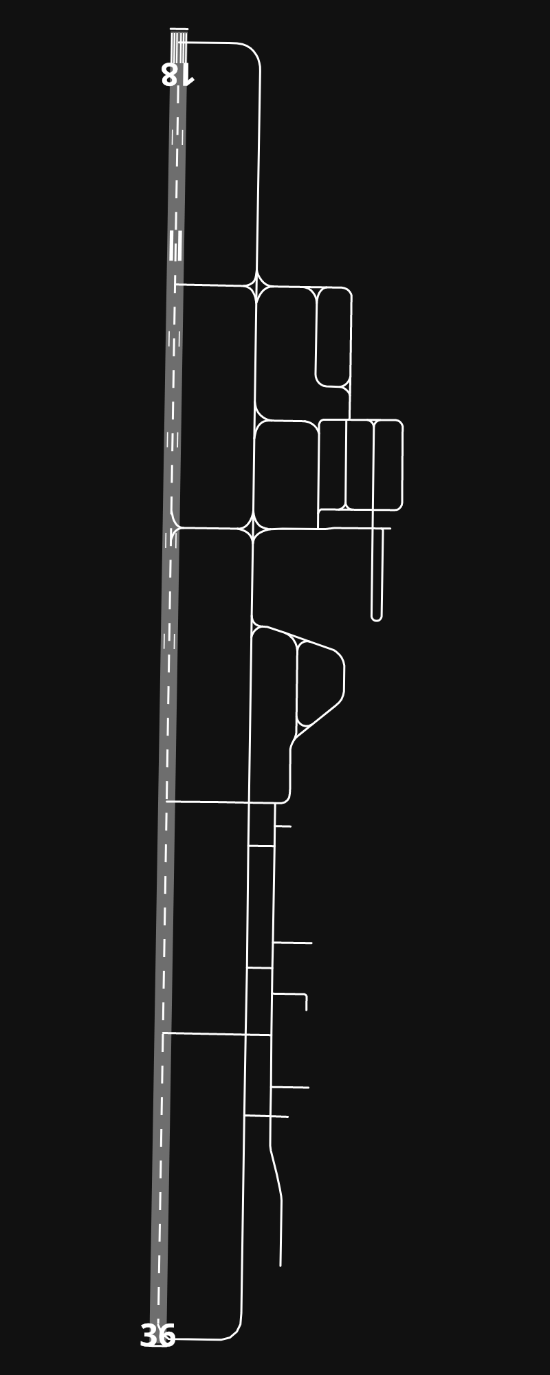 KMDQ Madison County Executive Airport-Tom Sharp Jr Field airport diagram — runways, taxiways and parking stands