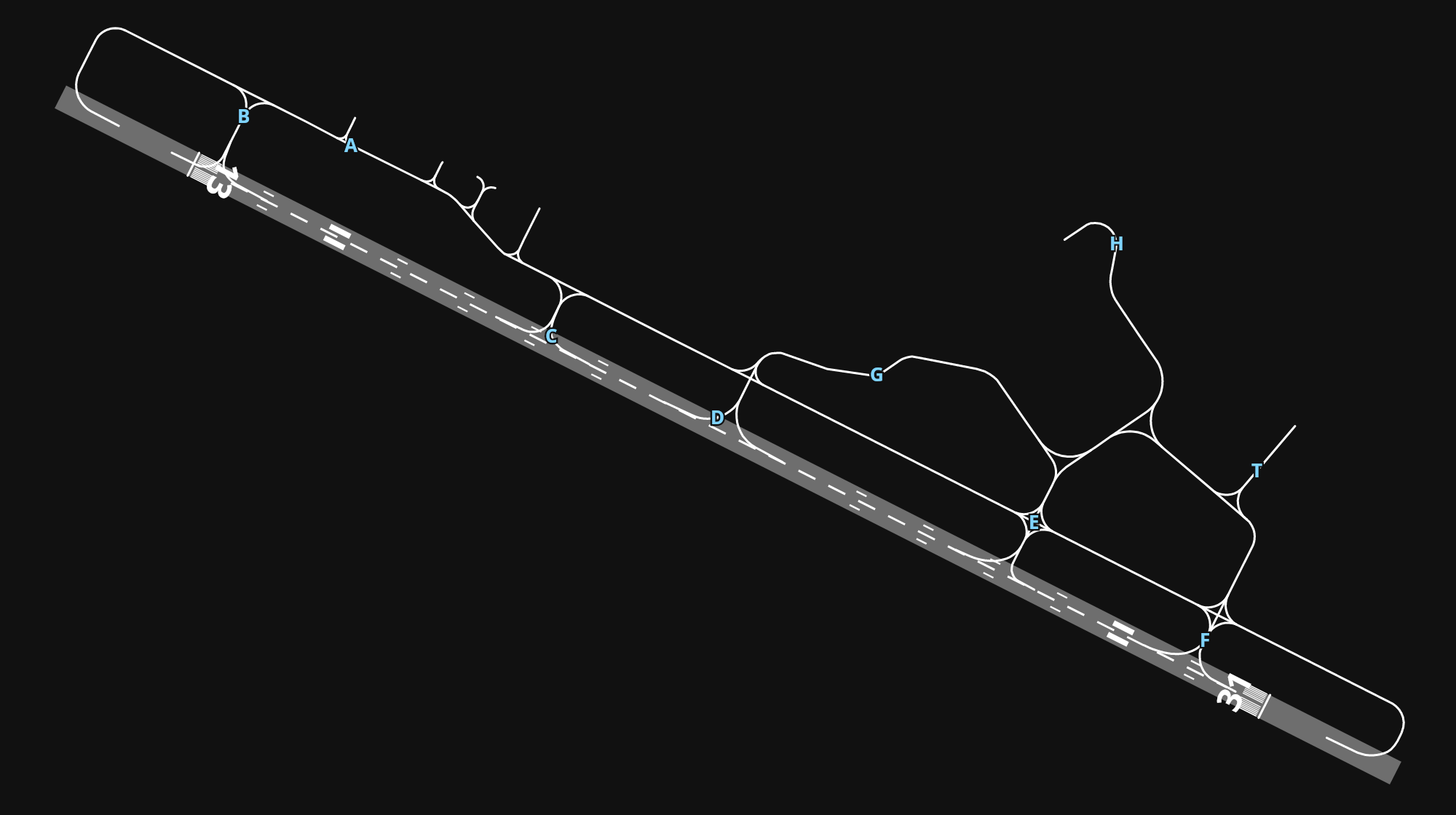 KMDT Harrisburg International Airport airport diagram — runways, taxiways and parking stands