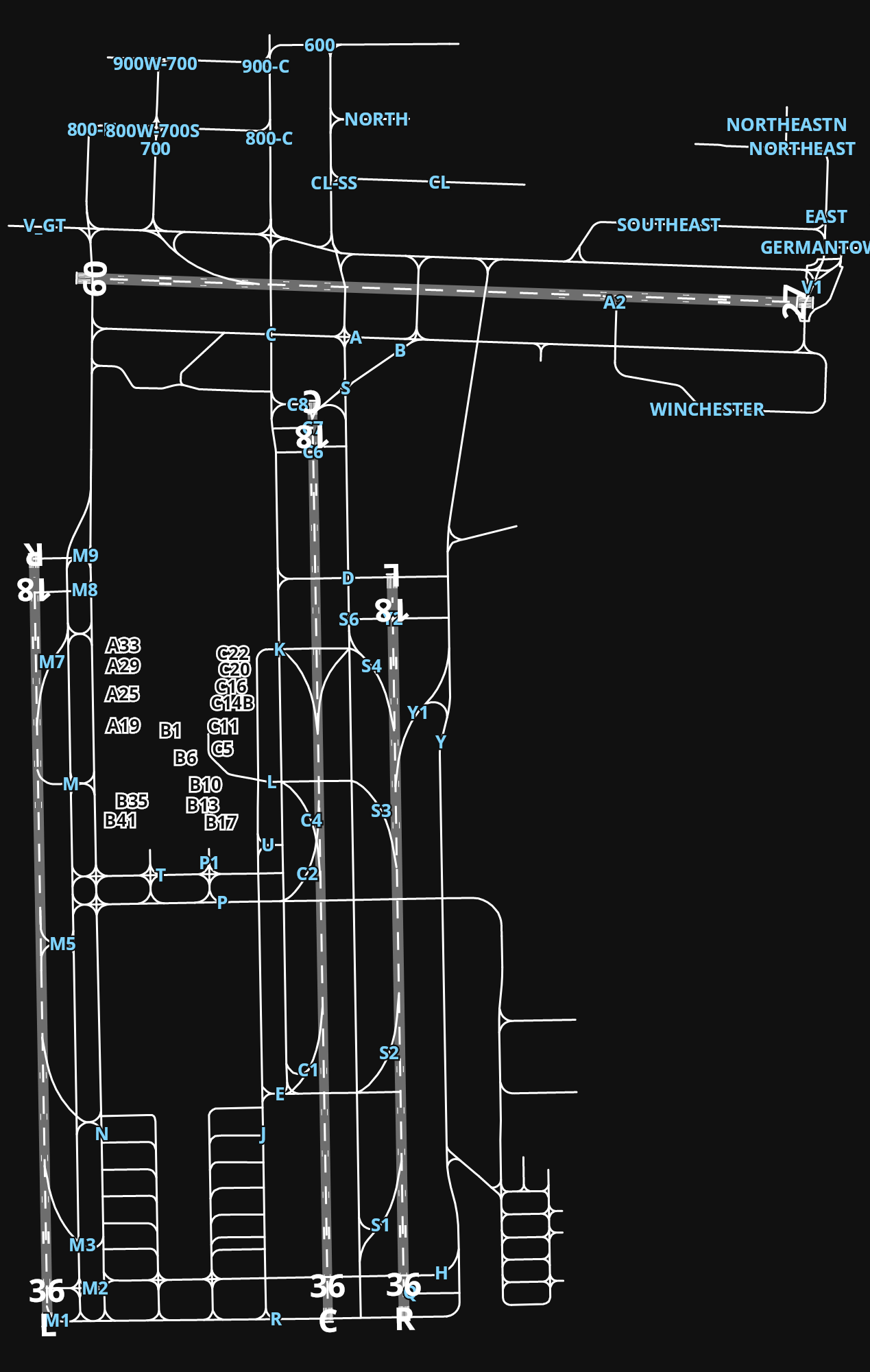 KMEM Memphis International Airport airport diagram — runways, taxiways and parking stands