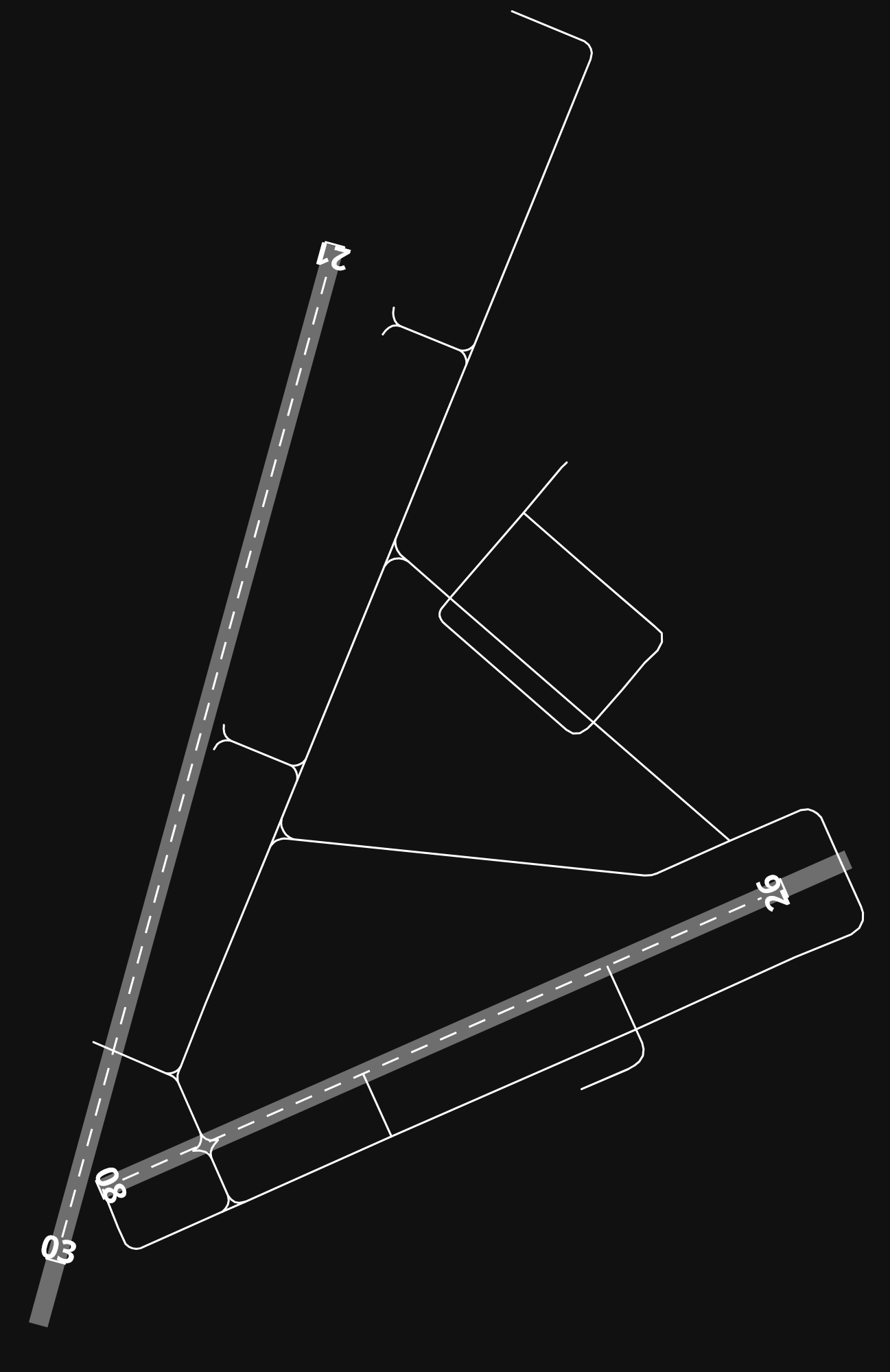 KMGJ Orange County Airport airport diagram — runways, taxiways and parking stands