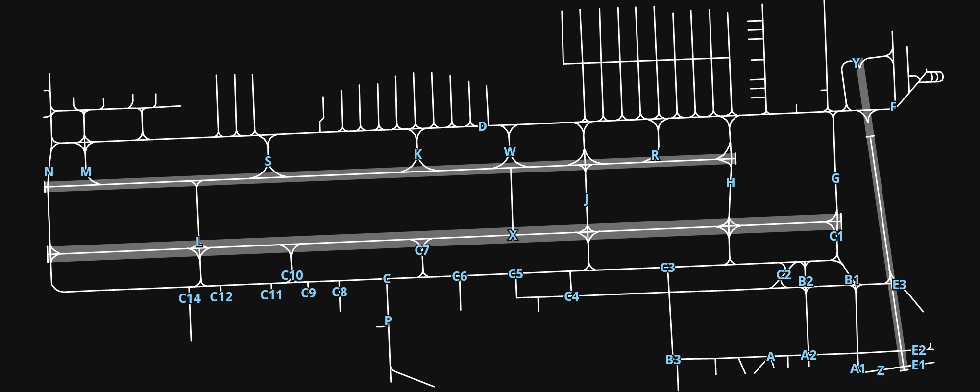 KPTK Oakland County International Airport airport diagram — runways, taxiways and parking stands