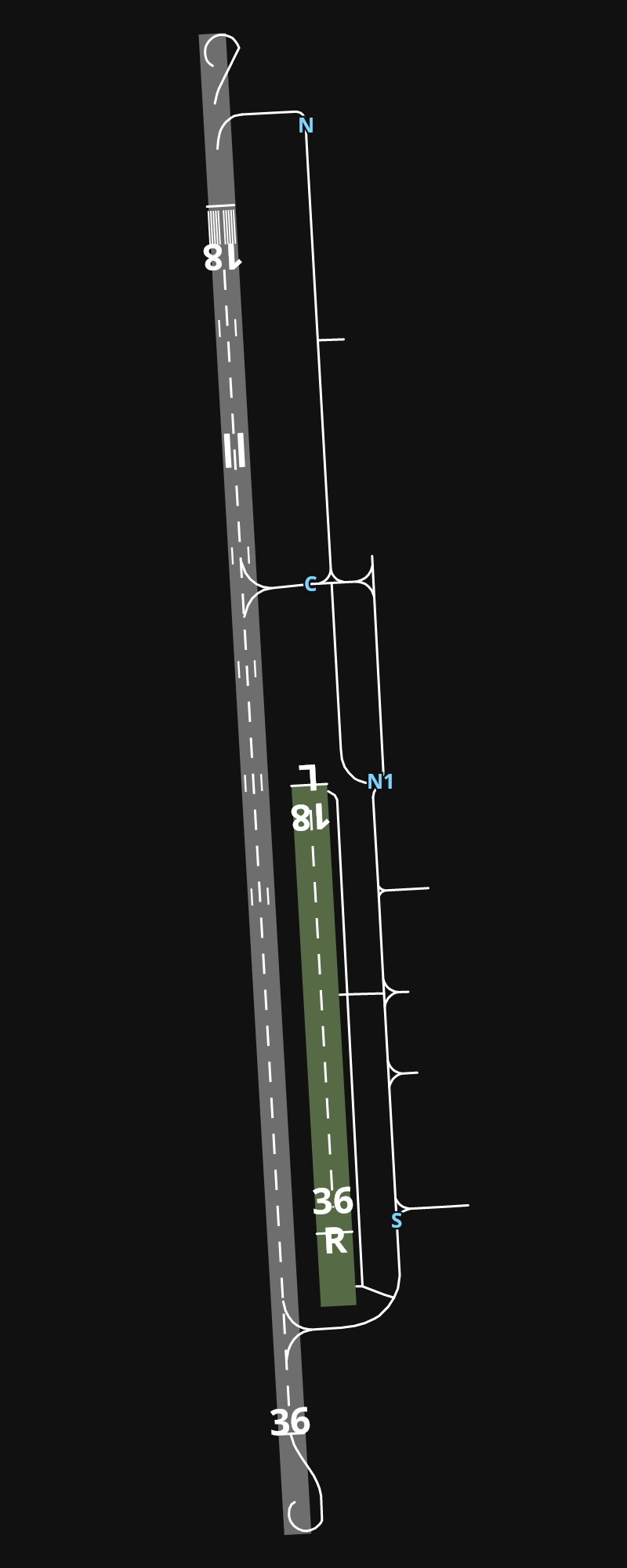 LFLB Chambéry Savoie Mont Blanc Airport airport diagram — runways, taxiways and parking stands