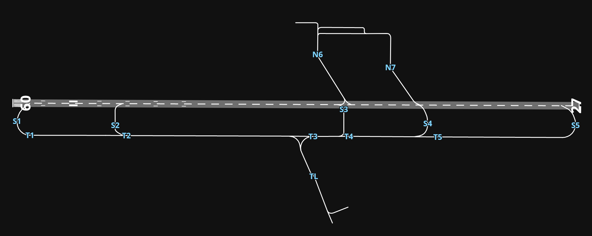 LFLS Grenoble-Isère Airport airport diagram — runways, taxiways and parking stands