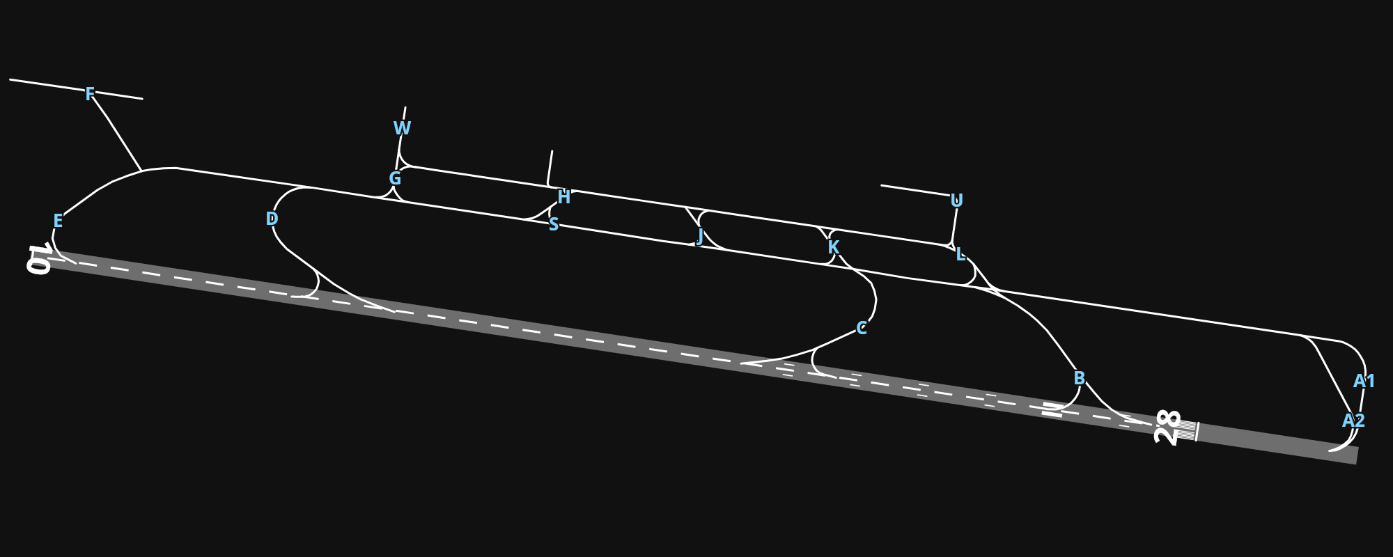 LICA Lamezia Terme Airport airport diagram — runways, taxiways and parking stands