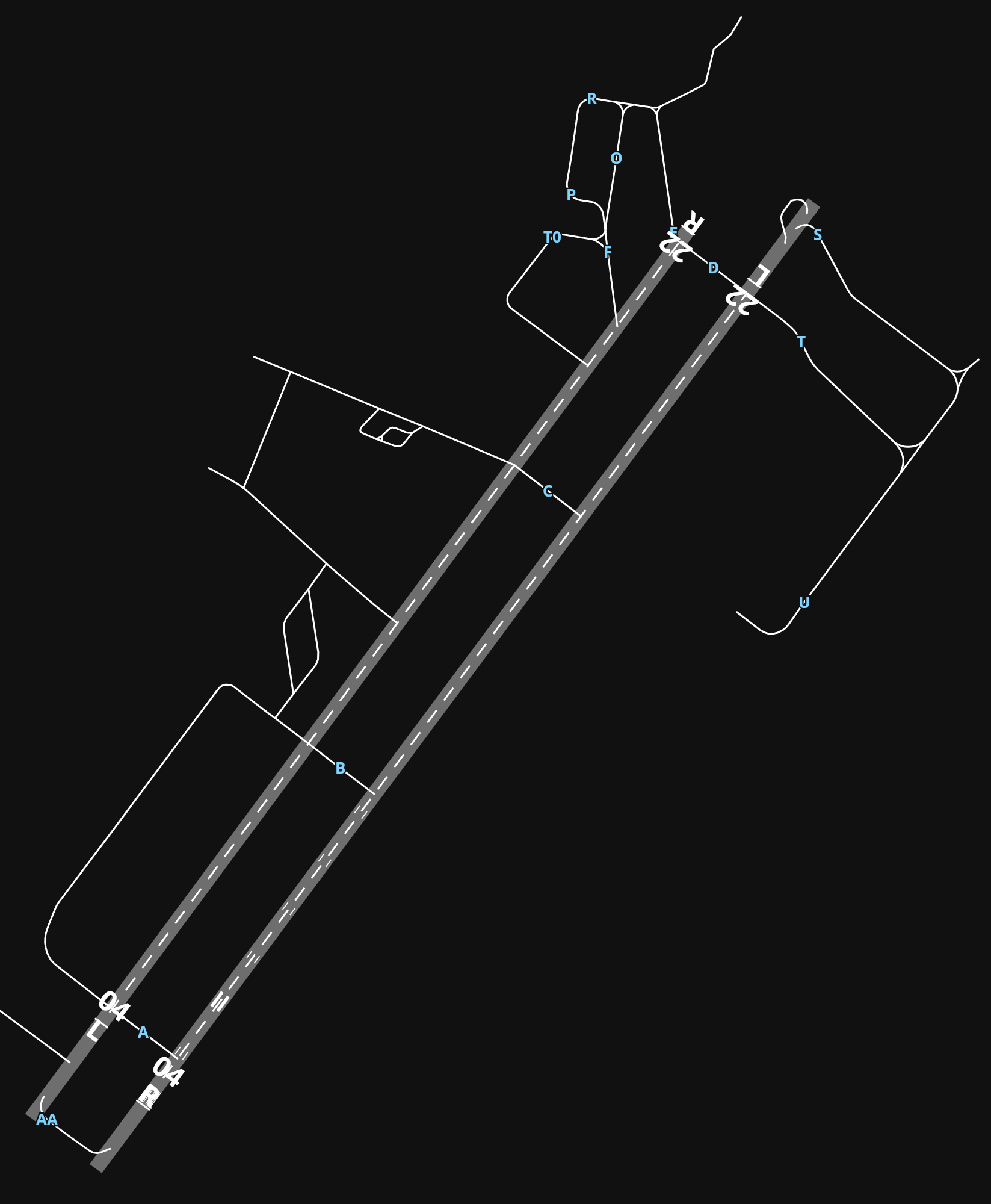 LIRP Pisa International Airport airport diagram — runways, taxiways and parking stands