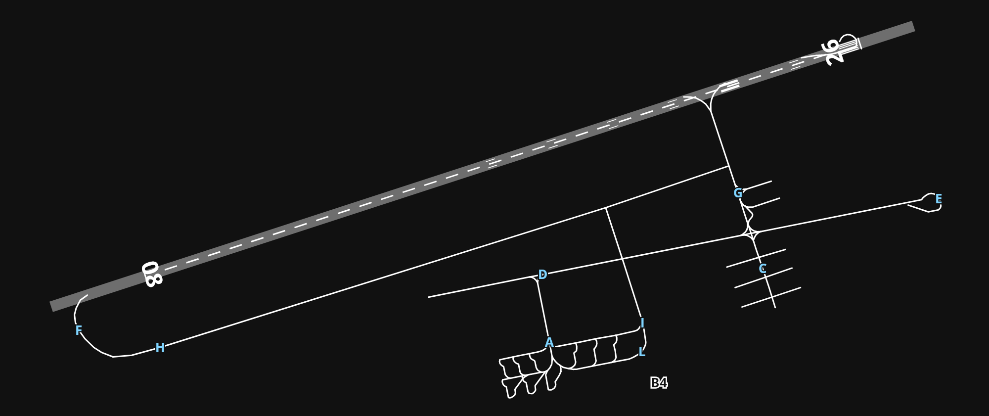 LRCL Cluj Napoca airport diagram — runways, taxiways and parking stands