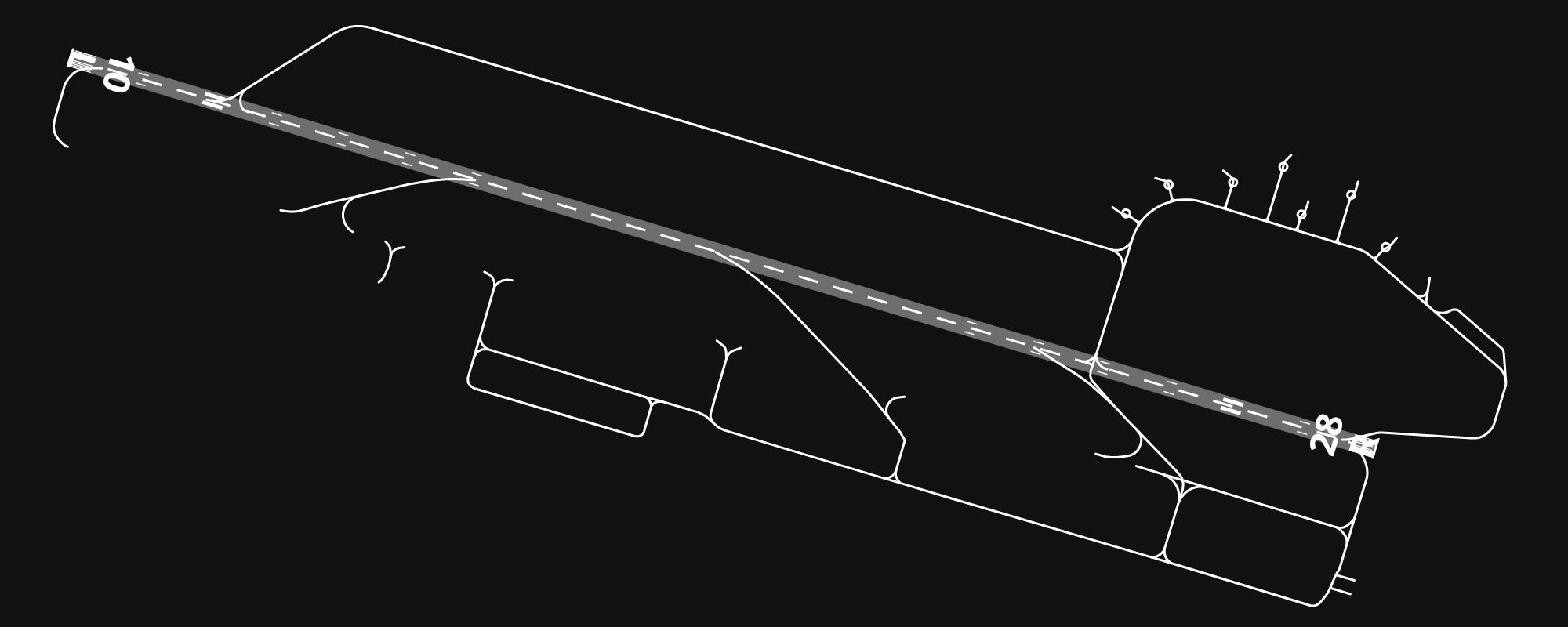 LTFE Milas Bodrum International Airport airport diagram — runways, taxiways and parking stands