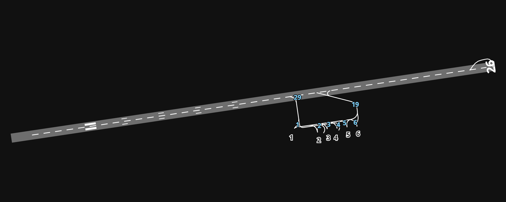 LTFG Gazipaşa-Alanya Airport airport diagram — runways, taxiways and parking stands