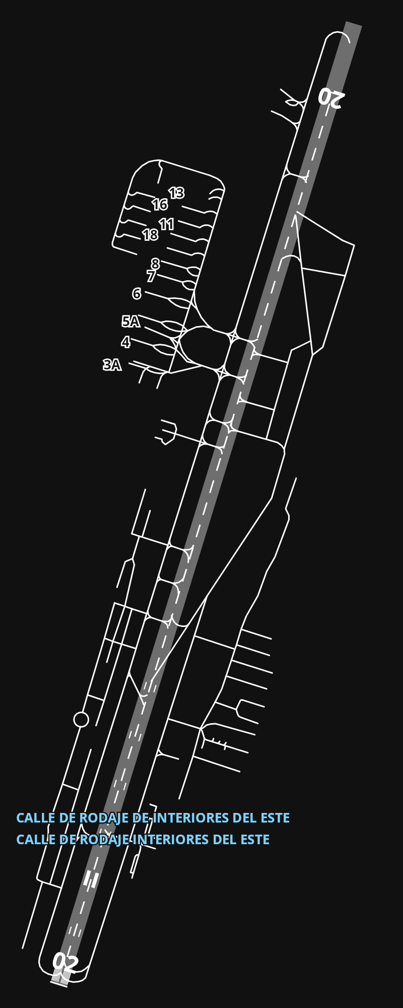 MGGT La Aurora Airport airport diagram — runways, taxiways and parking stands